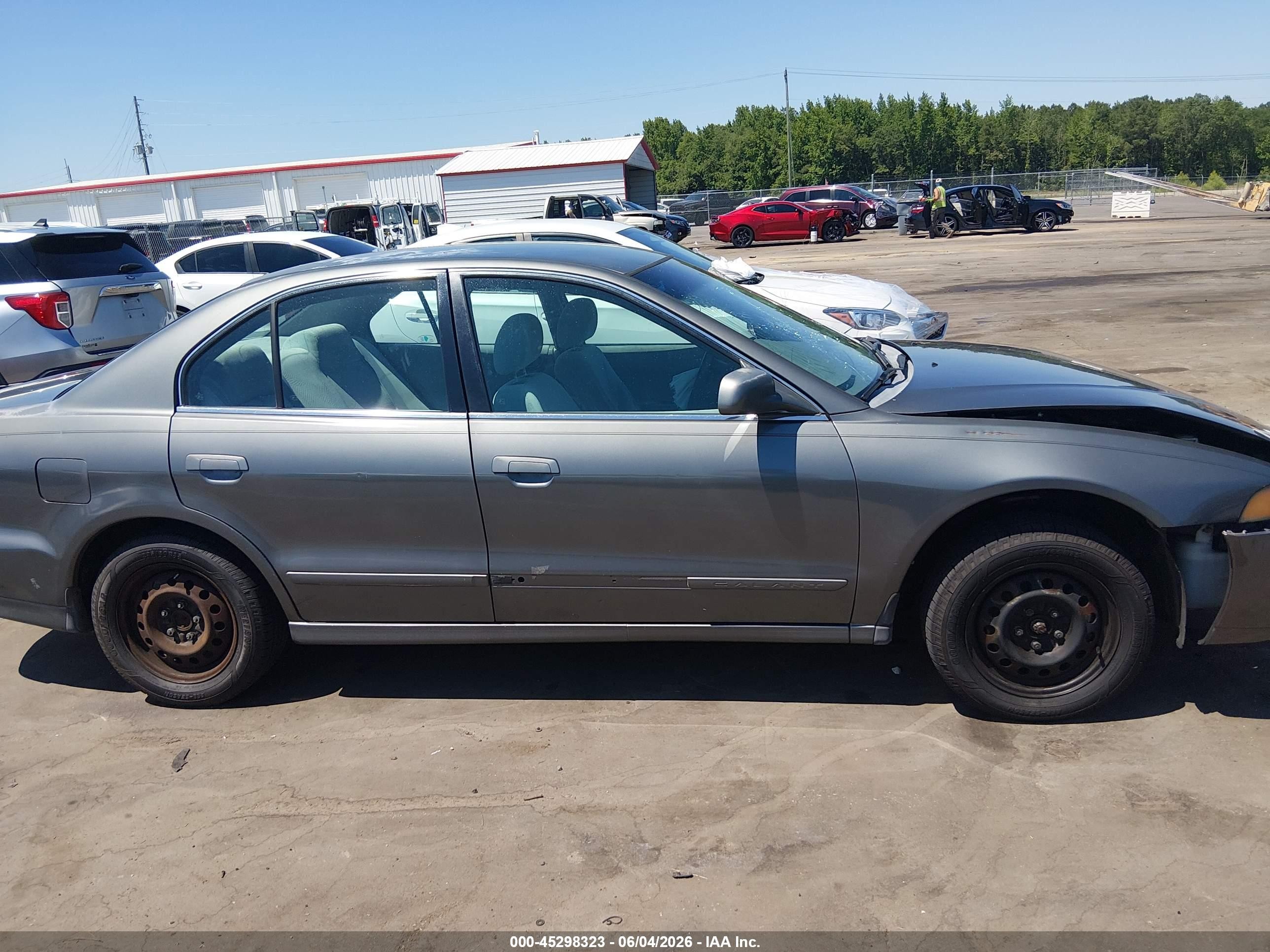 2003 Mitsubishi Galant Es/ls Gray vin: 4A3AA46G73E211892