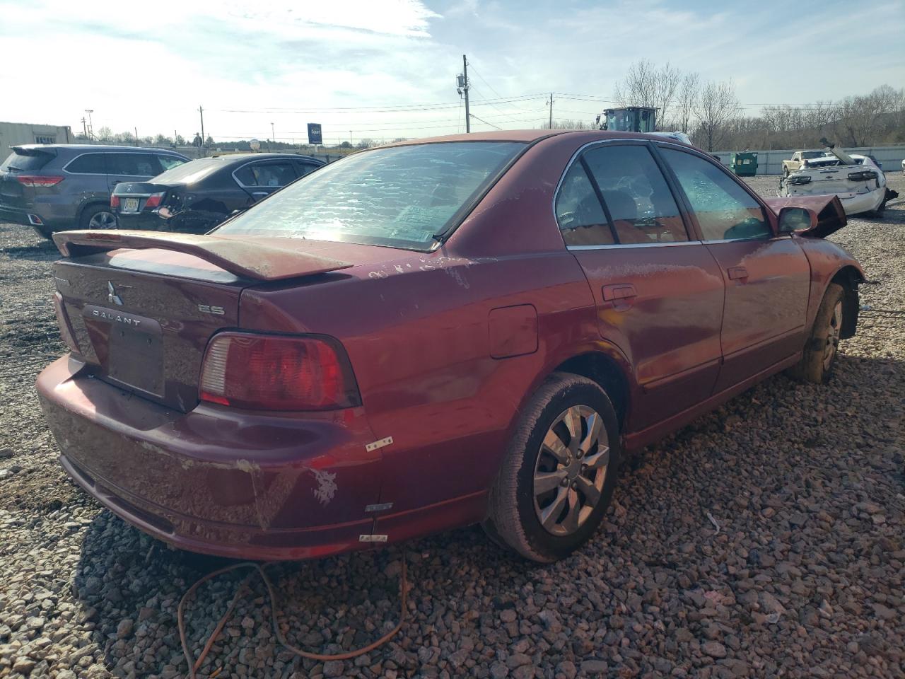 2002 Mitsubishi Galant Es Красный vin: 4A3AA46G82E104171