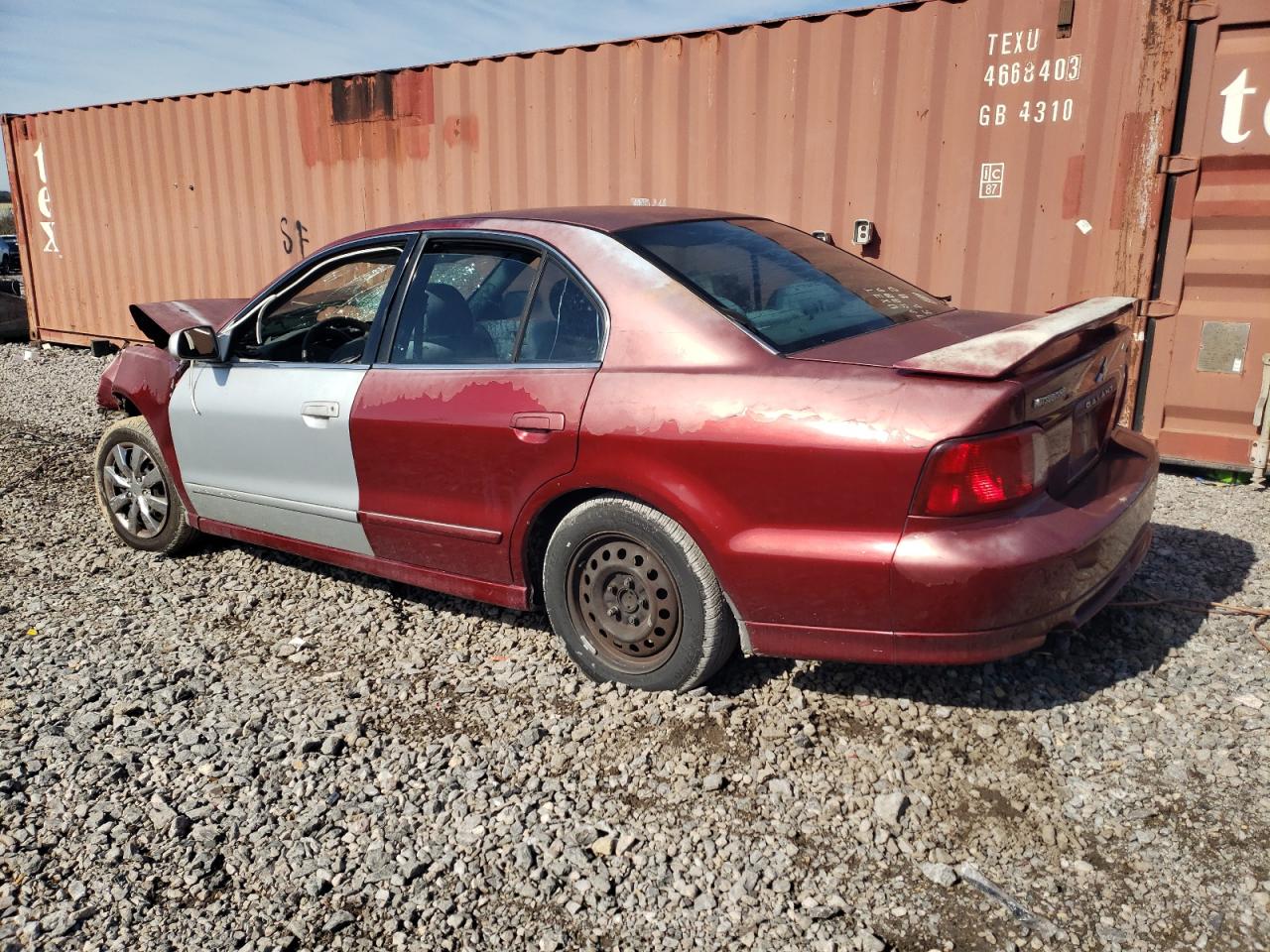 2002 Mitsubishi Galant Es Красный vin: 4A3AA46G82E104171