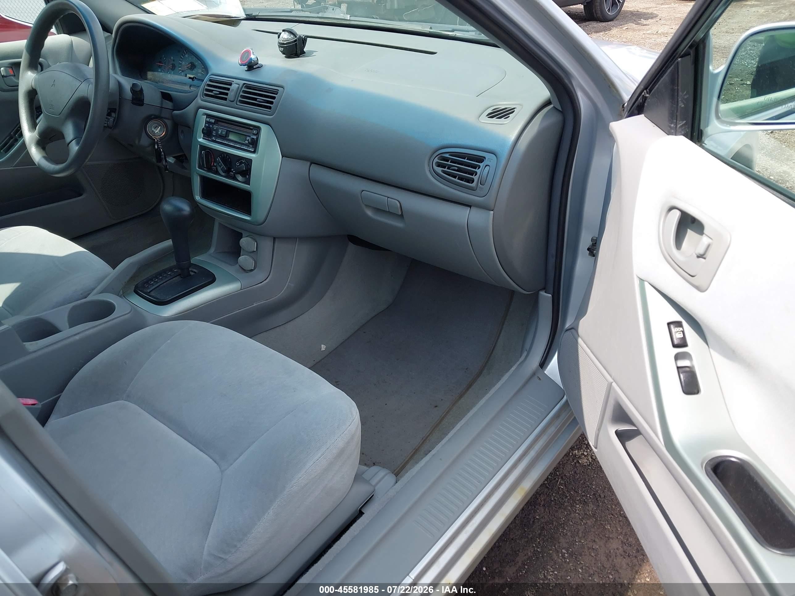 2003 Mitsubishi Galant Es/ls Silver vin: 4A3AA46G83E185822