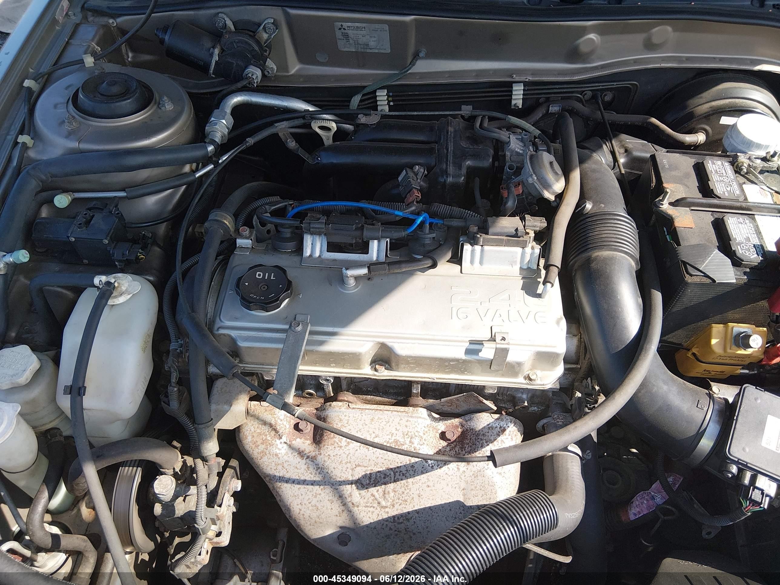 2002 Mitsubishi Galant Es/ls Beige vin: 4A3AA46G92E030016