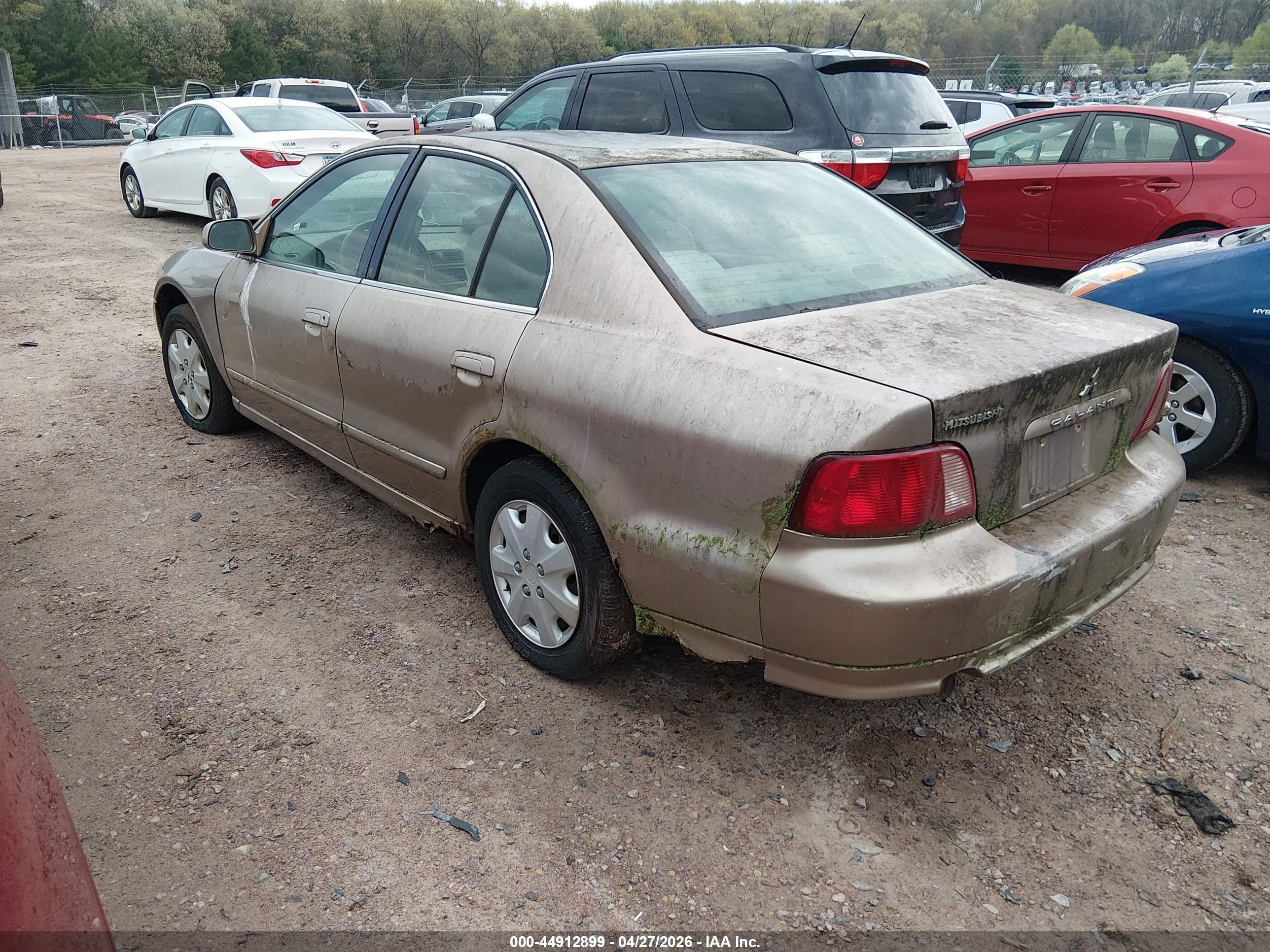 2002 Mitsubishi Galant Es/ls Gold vin: 4A3AA46G92E109993