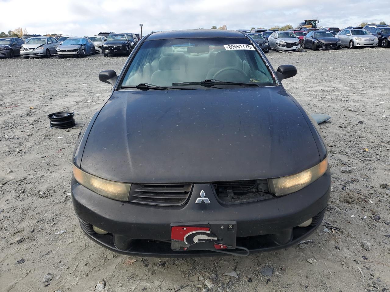 2002 Mitsubishi Galant Es Black vin: 4A3AA46GX2E060271