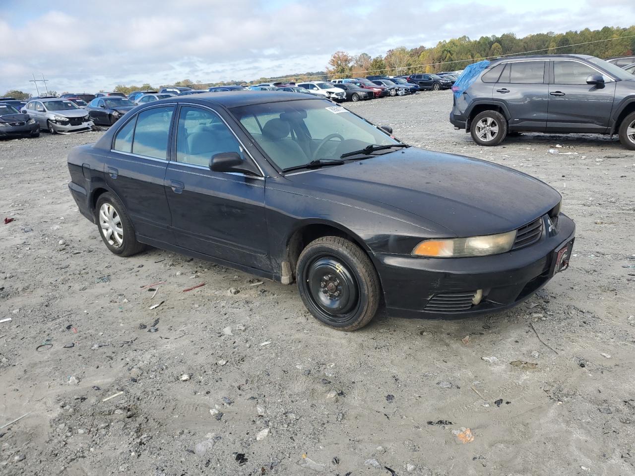 2002 Mitsubishi Galant Es Black vin: 4A3AA46GX2E060271