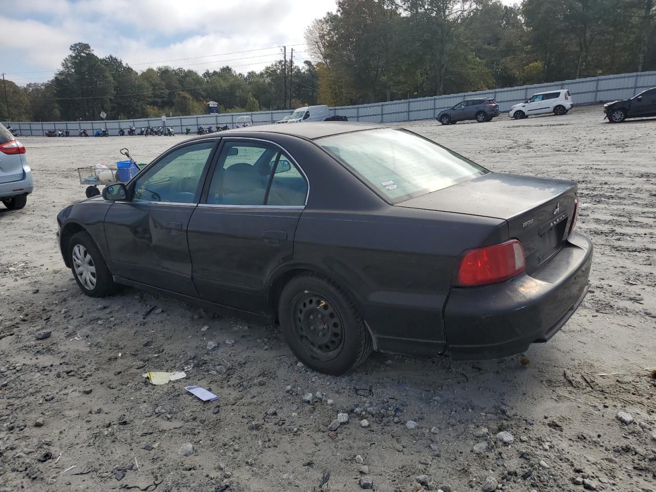 2002 Mitsubishi Galant Es Black vin: 4A3AA46GX2E060271