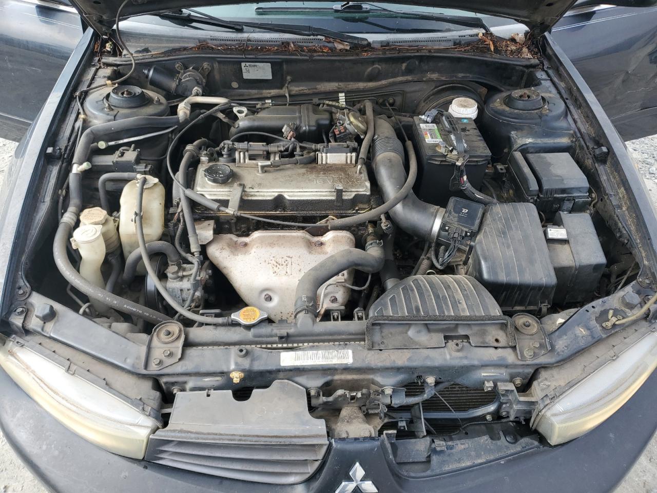 2002 Mitsubishi Galant Es Black vin: 4A3AA46GX2E060271