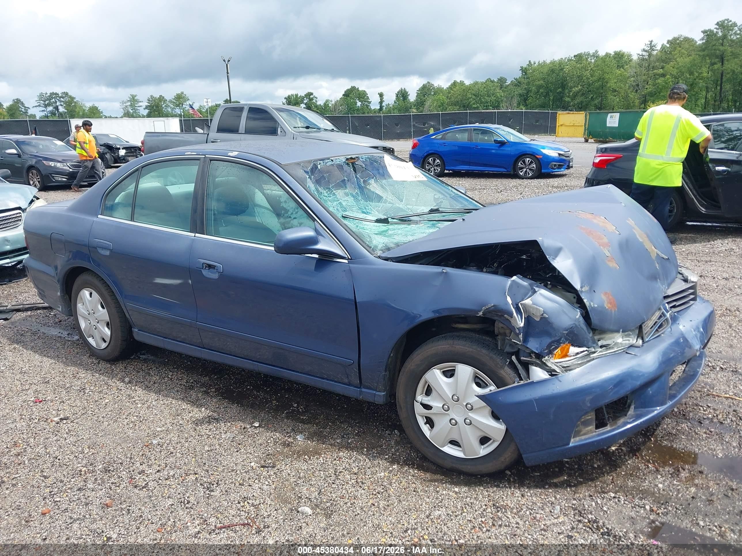 2003 Mitsubishi Galant Es/ls Blue vin: 4A3AA46GX3E055041