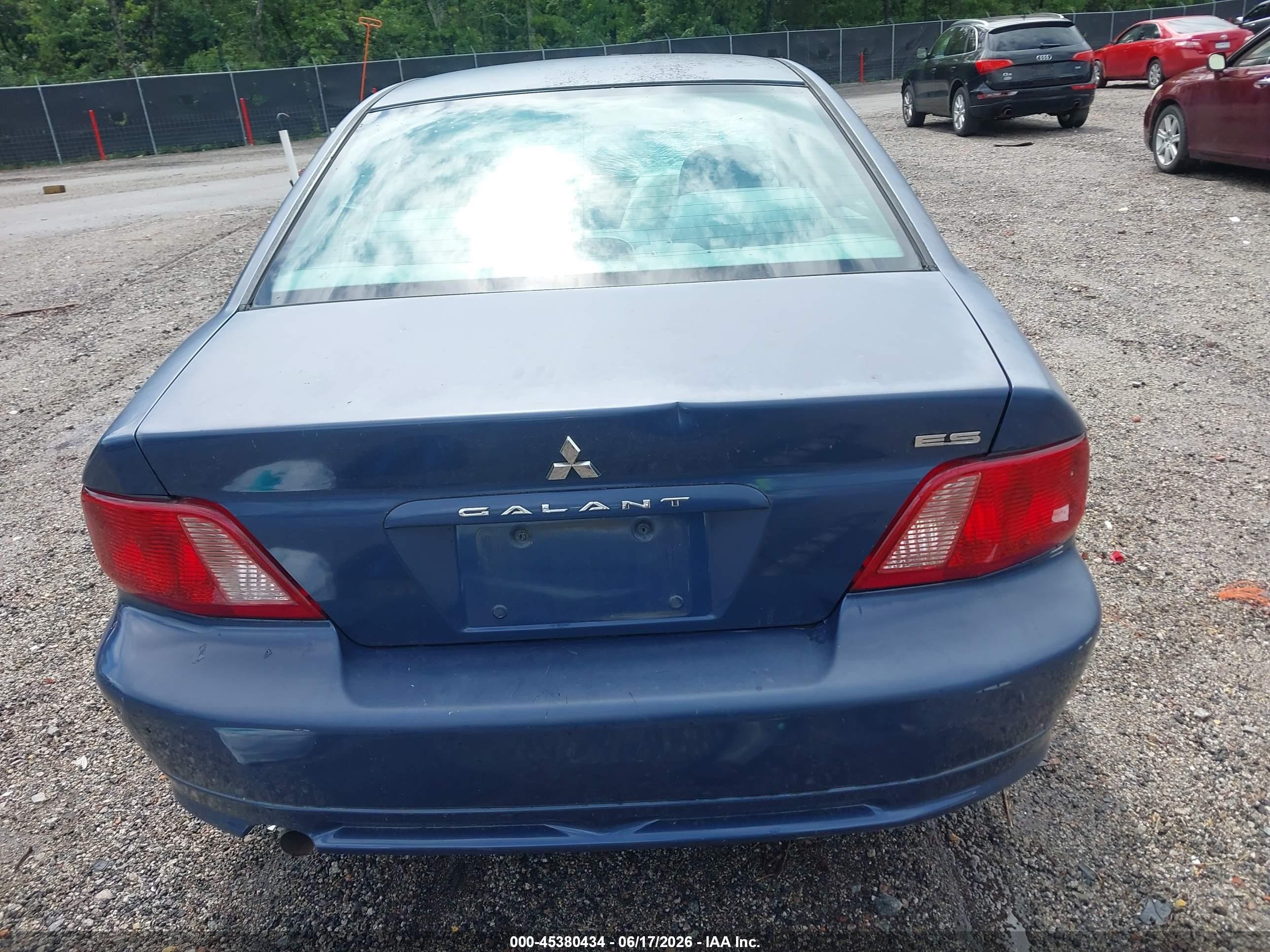 2003 Mitsubishi Galant Es/ls Blue vin: 4A3AA46GX3E055041