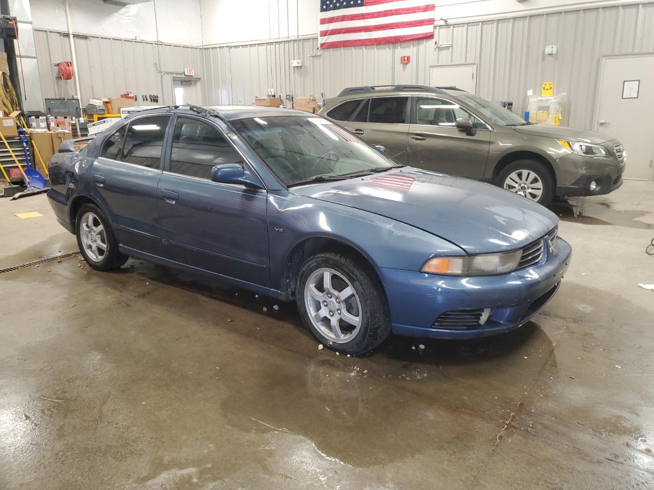 2002 Mitsubishi Galant Es Blue vin: 4A3AA46H02E158671