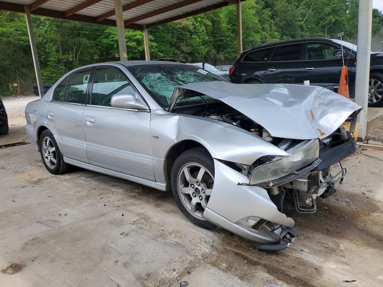 2002 Mitsubishi Galant Es Silver vin: 4A3AA46H32E156624