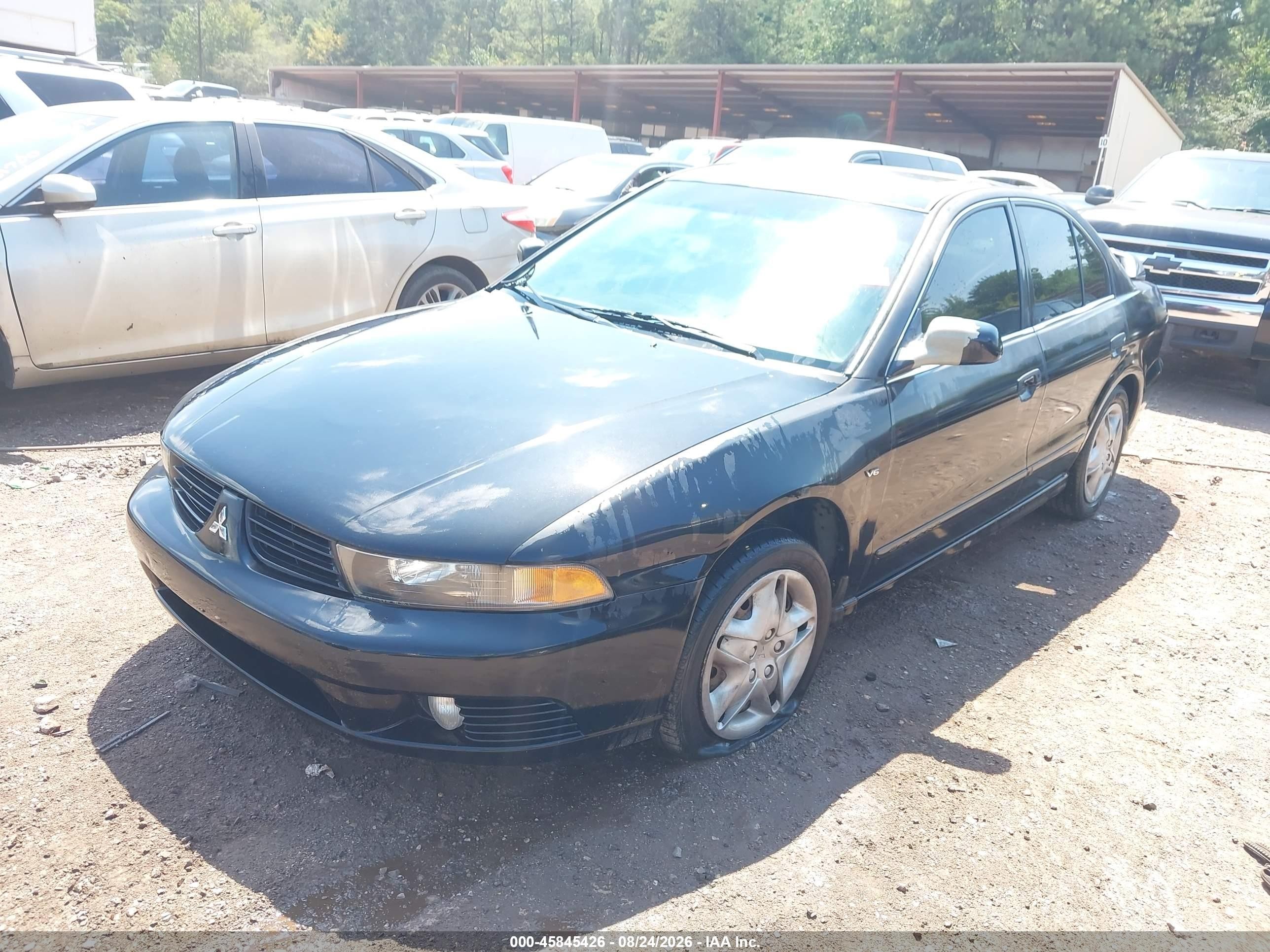 2003 Mitsubishi Galant Es V6/gtz/ls V6 Black vin: 4A3AA46H33E060994