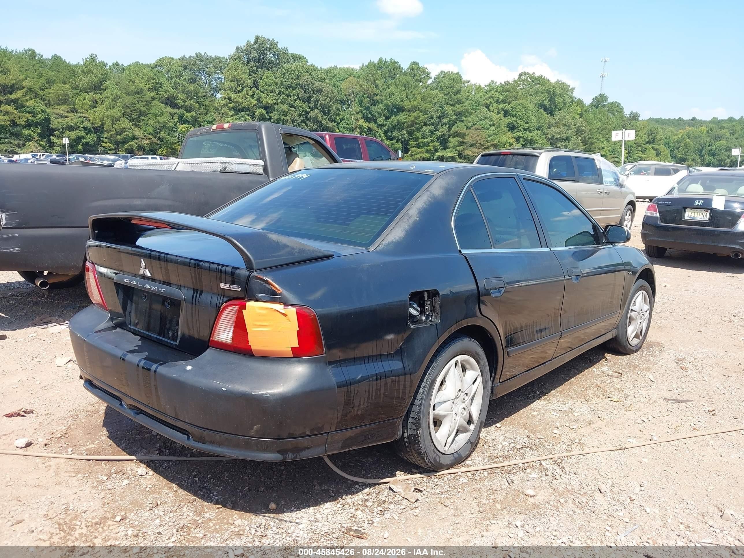 2003 Mitsubishi Galant Es V6/gtz/ls V6 Black vin: 4A3AA46H33E060994