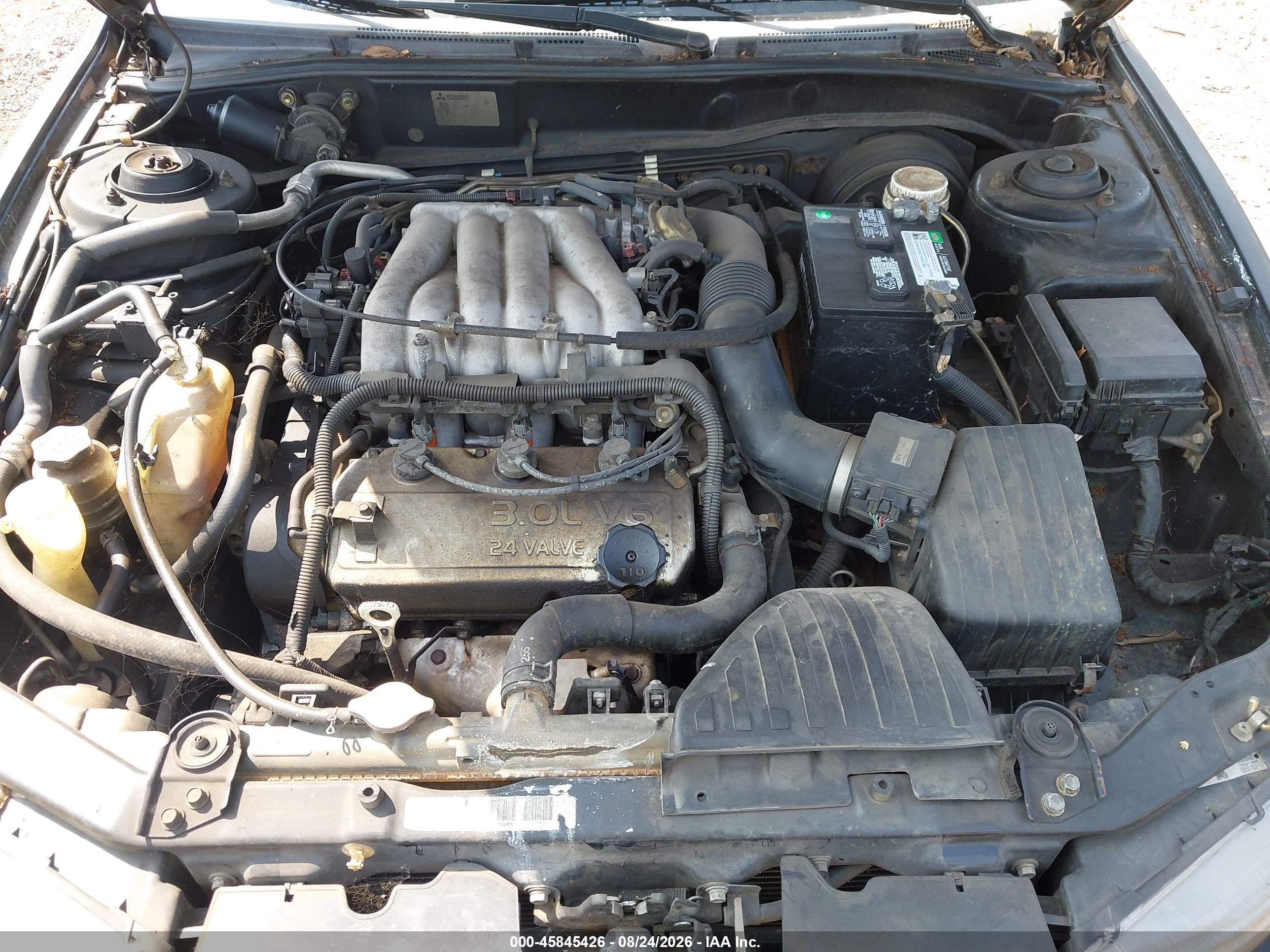 2003 Mitsubishi Galant Es V6/gtz/ls V6 Black vin: 4A3AA46H33E060994