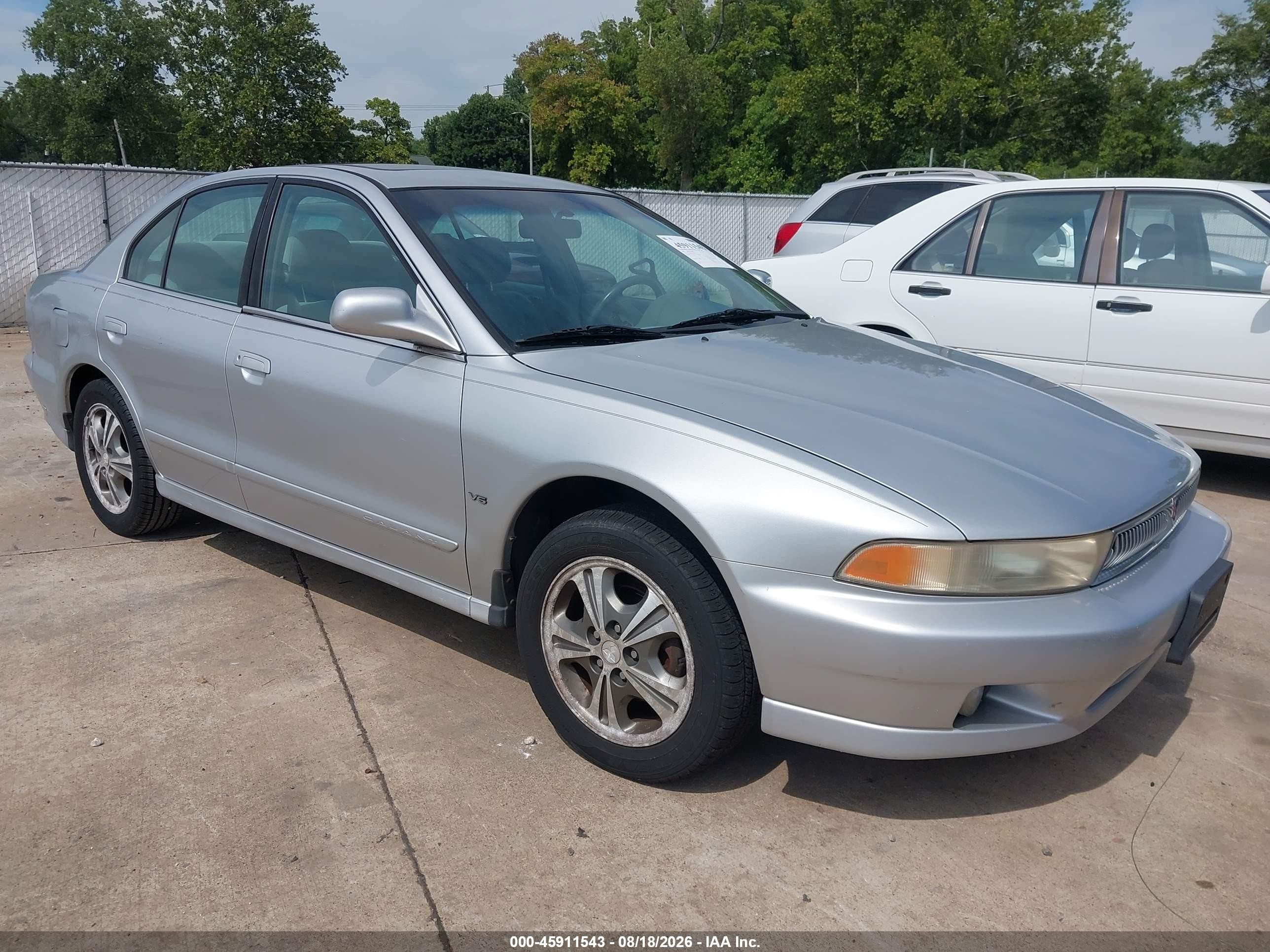 2001 Mitsubishi Galant Es V6/gtz Silver vin: 4A3AA46H41E084170