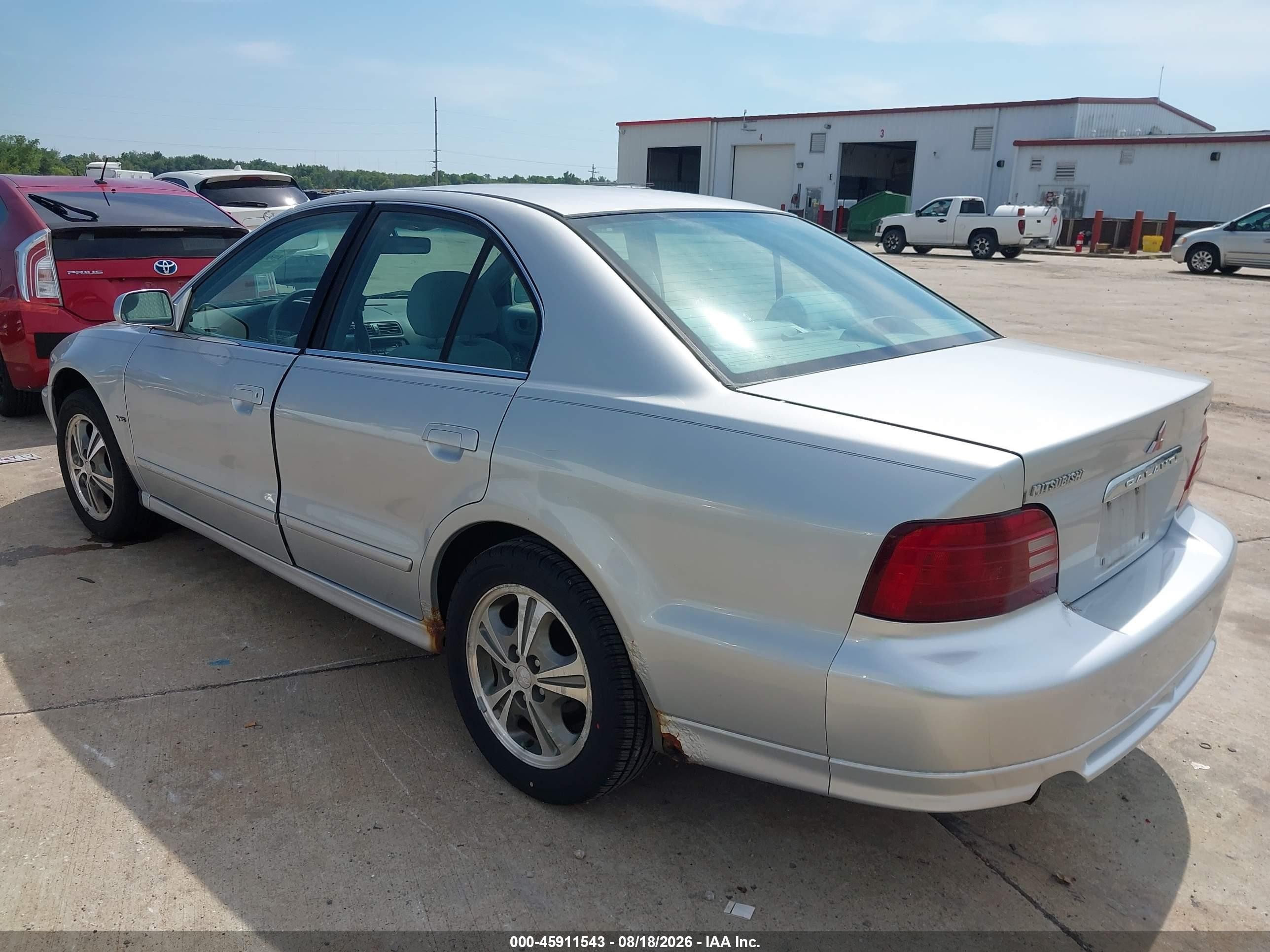 2001 Mitsubishi Galant Es V6/gtz Silver vin: 4A3AA46H41E084170
