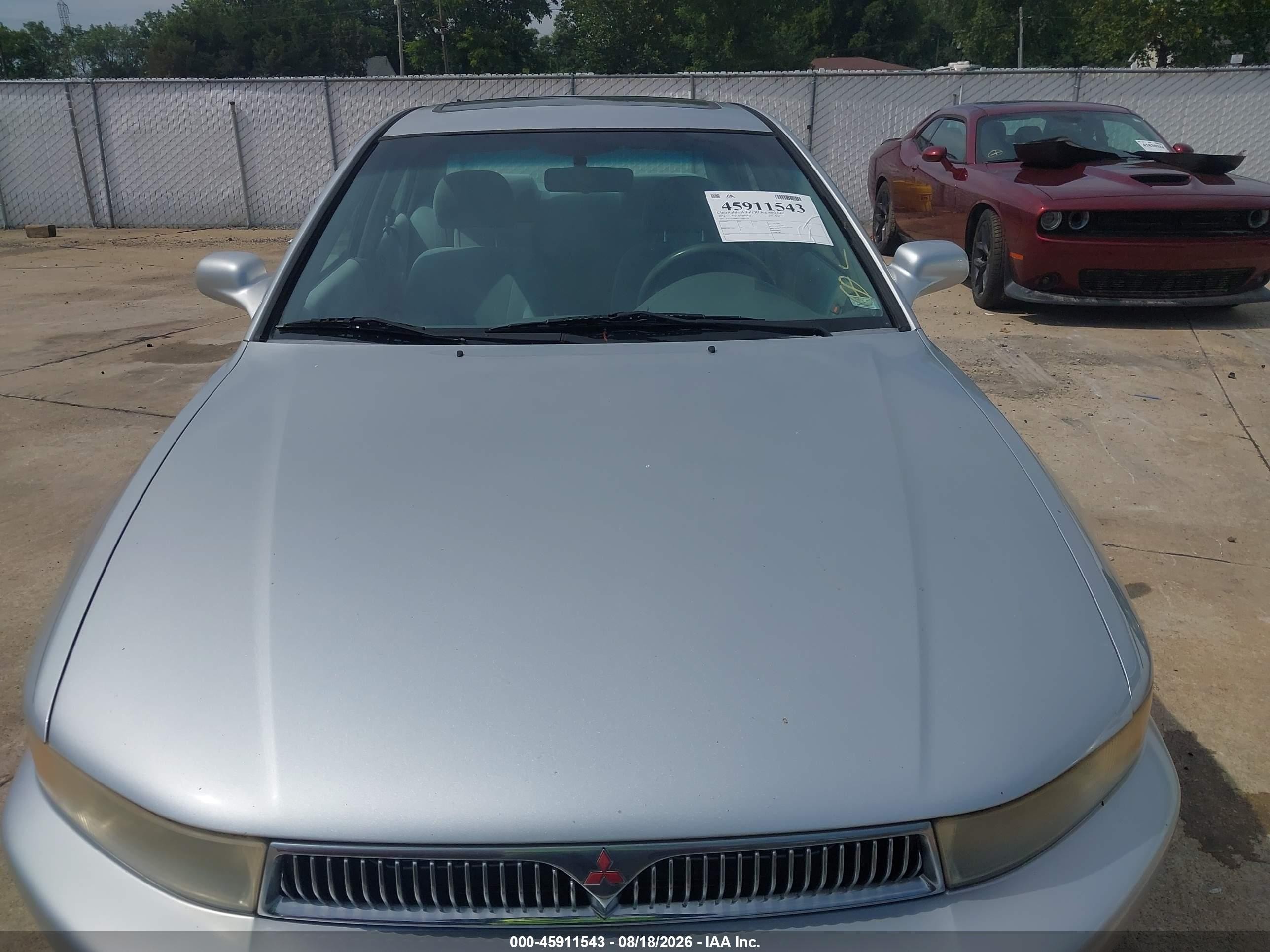 2001 Mitsubishi Galant Es V6/gtz Silver vin: 4A3AA46H41E084170