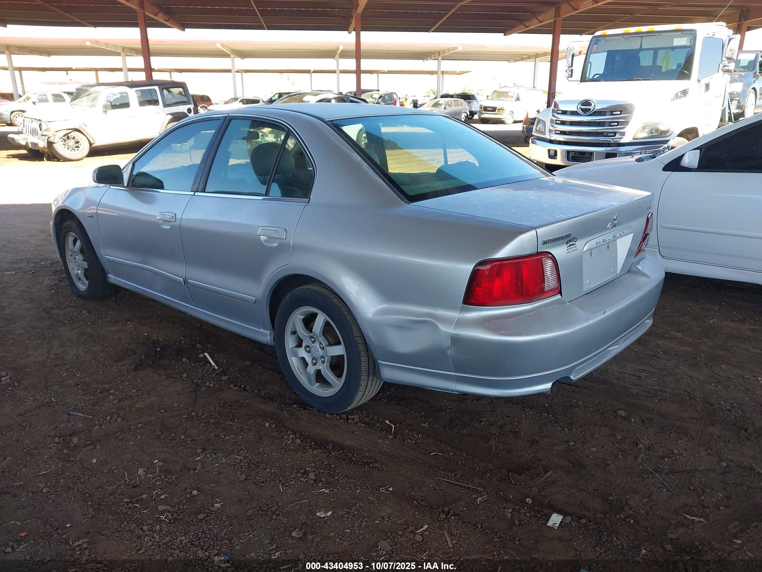 2002 Mitsubishi Galant Es V6/gtz/ls V6 Серебряный vin: 4A3AA46H92E129623