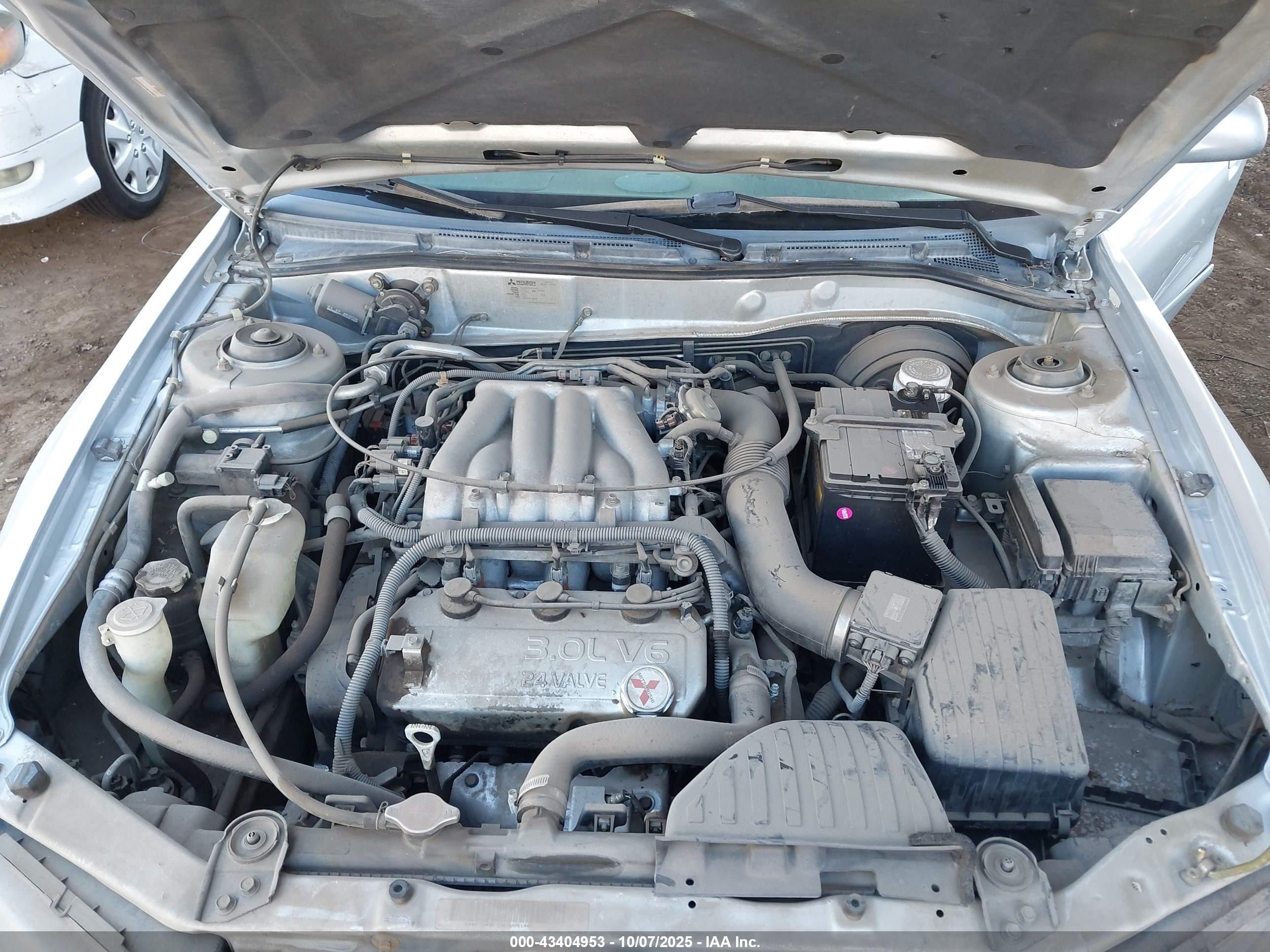 2002 Mitsubishi Galant Es V6/gtz/ls V6 Серебряный vin: 4A3AA46H92E129623