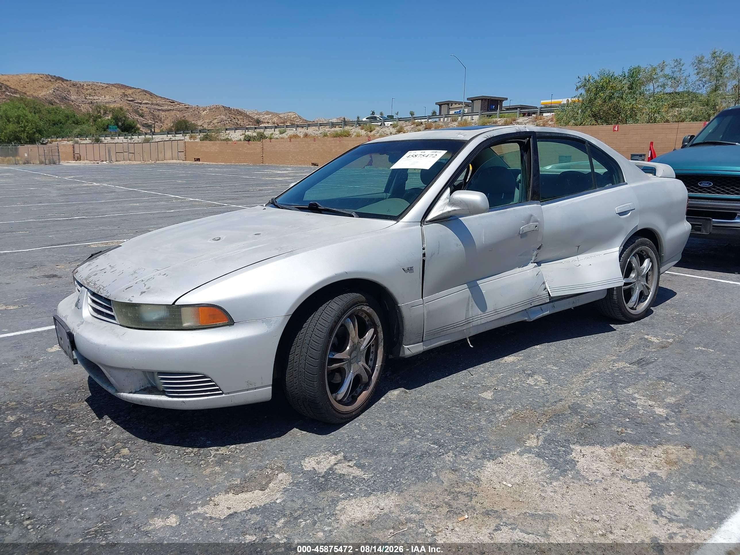 2003 Mitsubishi Galant Es V6/gtz/ls V6 Silver vin: 4A3AA46H93E128165