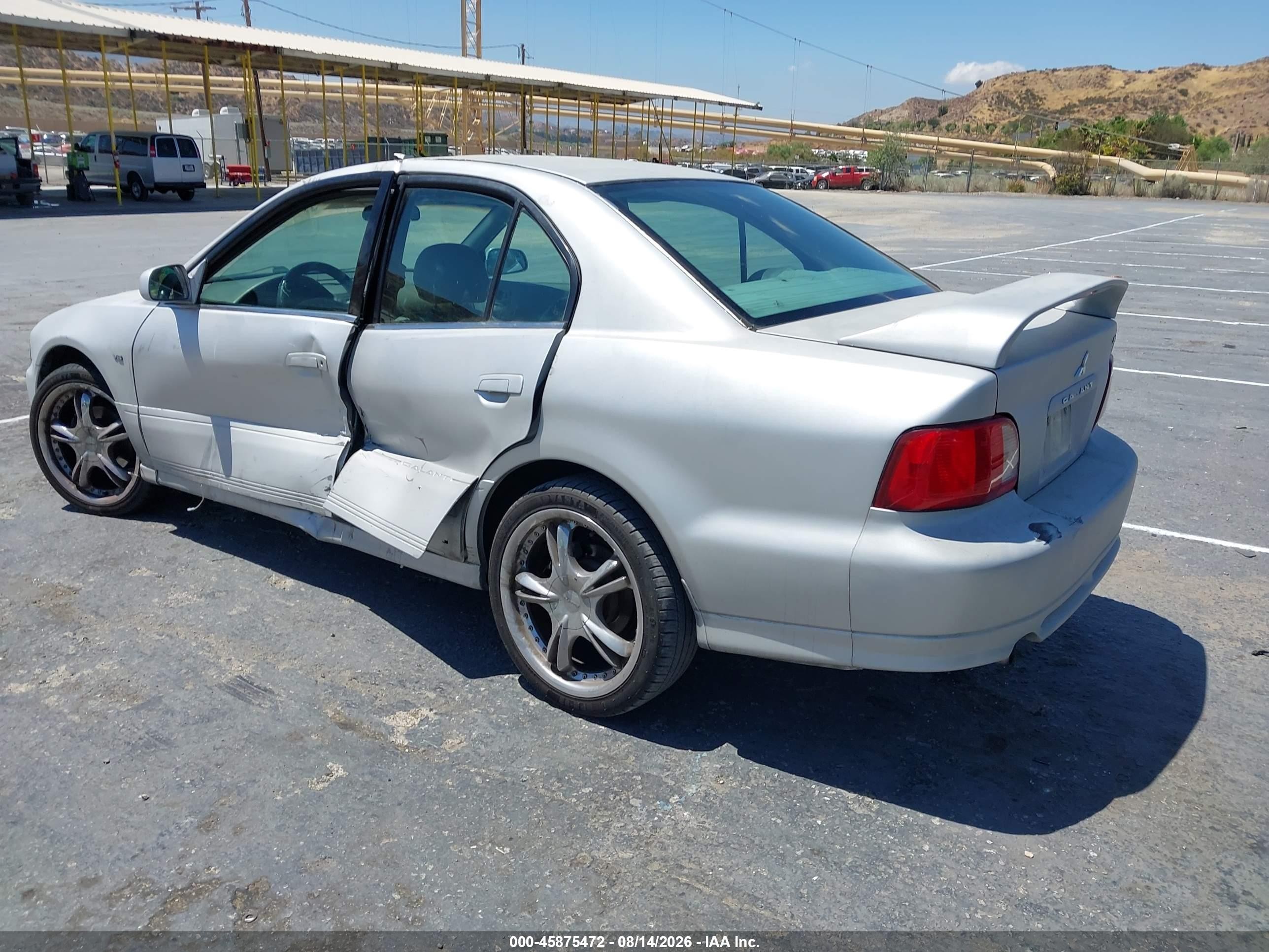 2003 Mitsubishi Galant Es V6/gtz/ls V6 Silver vin: 4A3AA46H93E128165