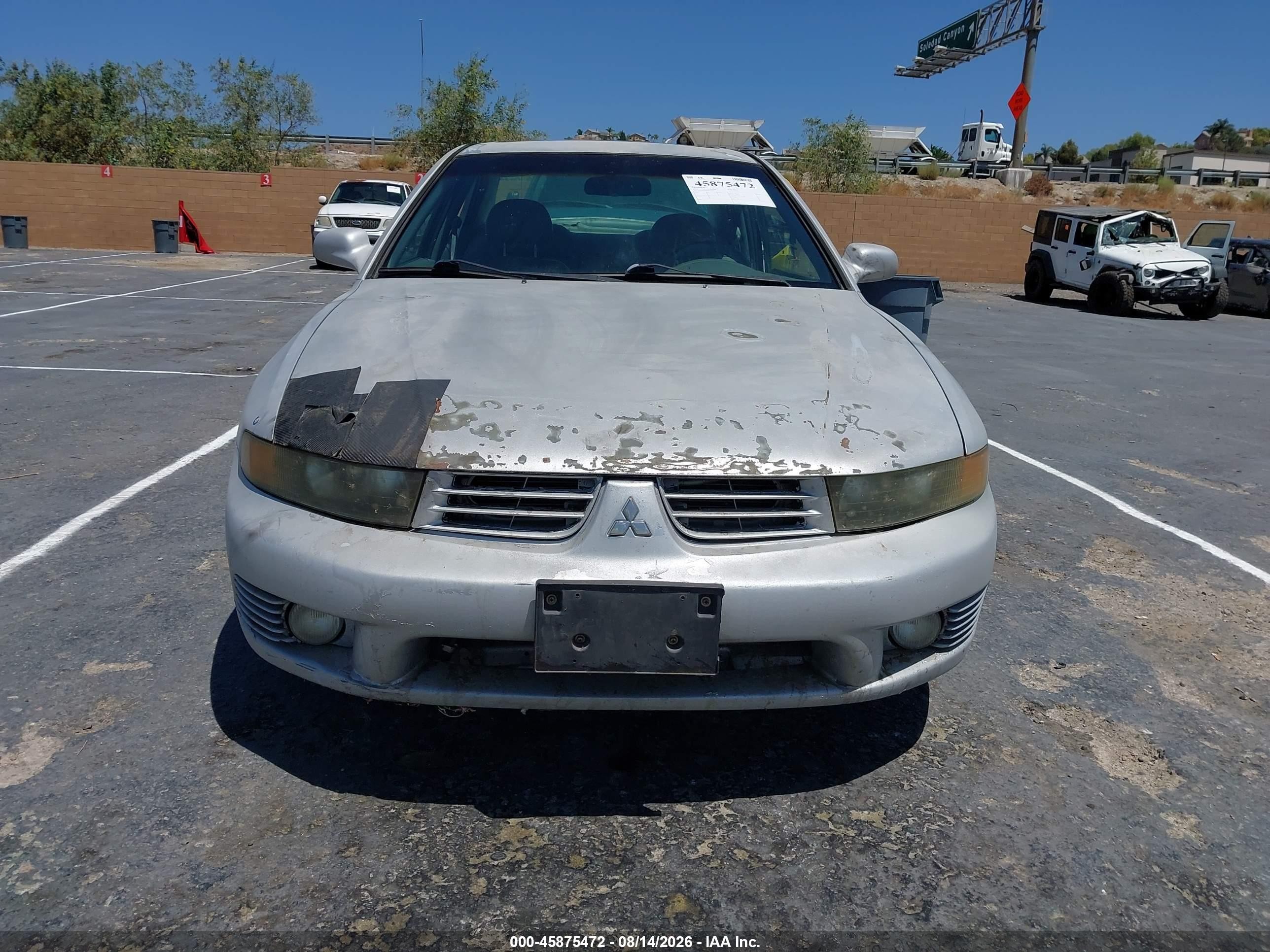 2003 Mitsubishi Galant Es V6/gtz/ls V6 Silver vin: 4A3AA46H93E128165