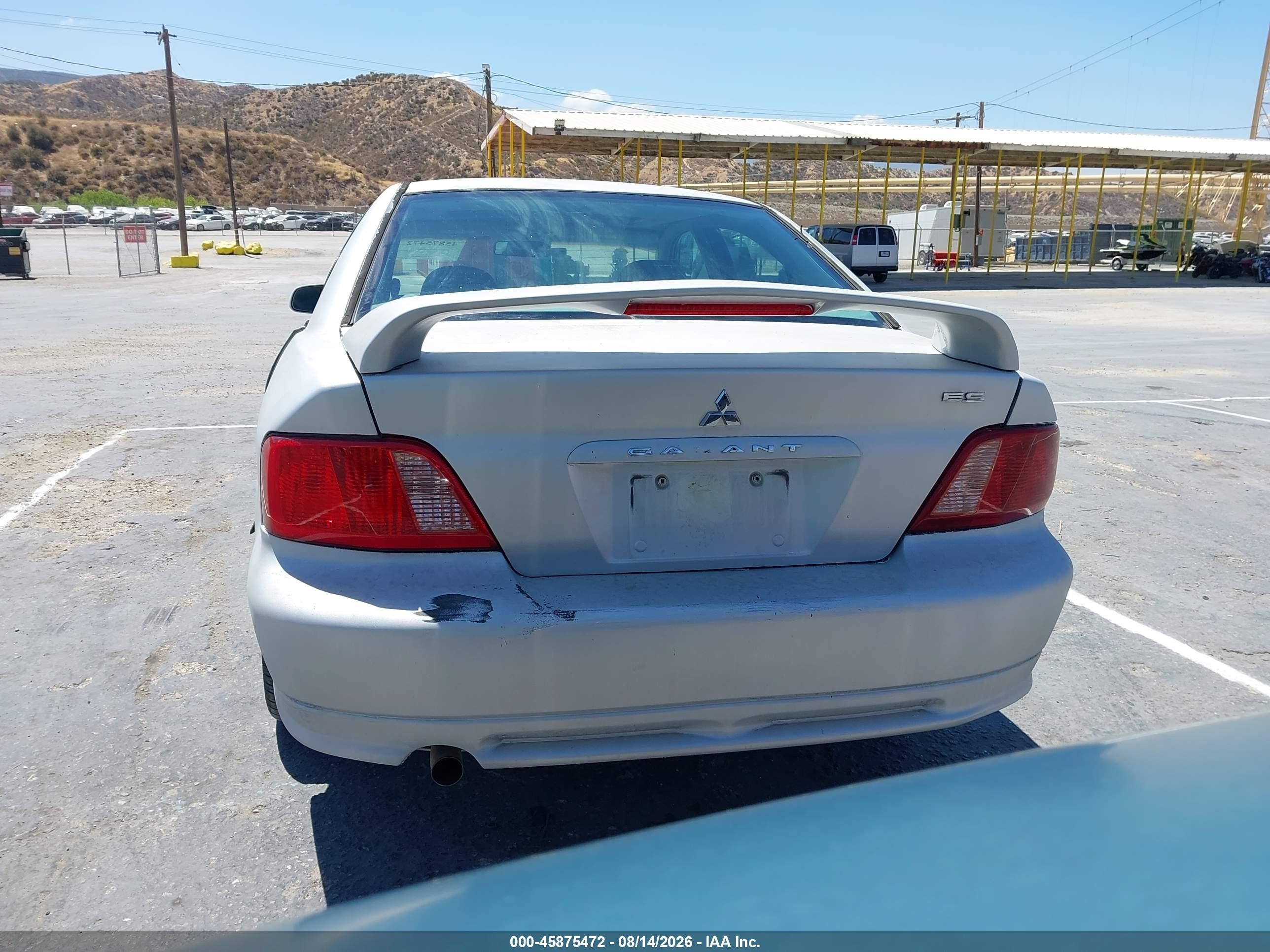 2003 Mitsubishi Galant Es V6/gtz/ls V6 Silver vin: 4A3AA46H93E128165