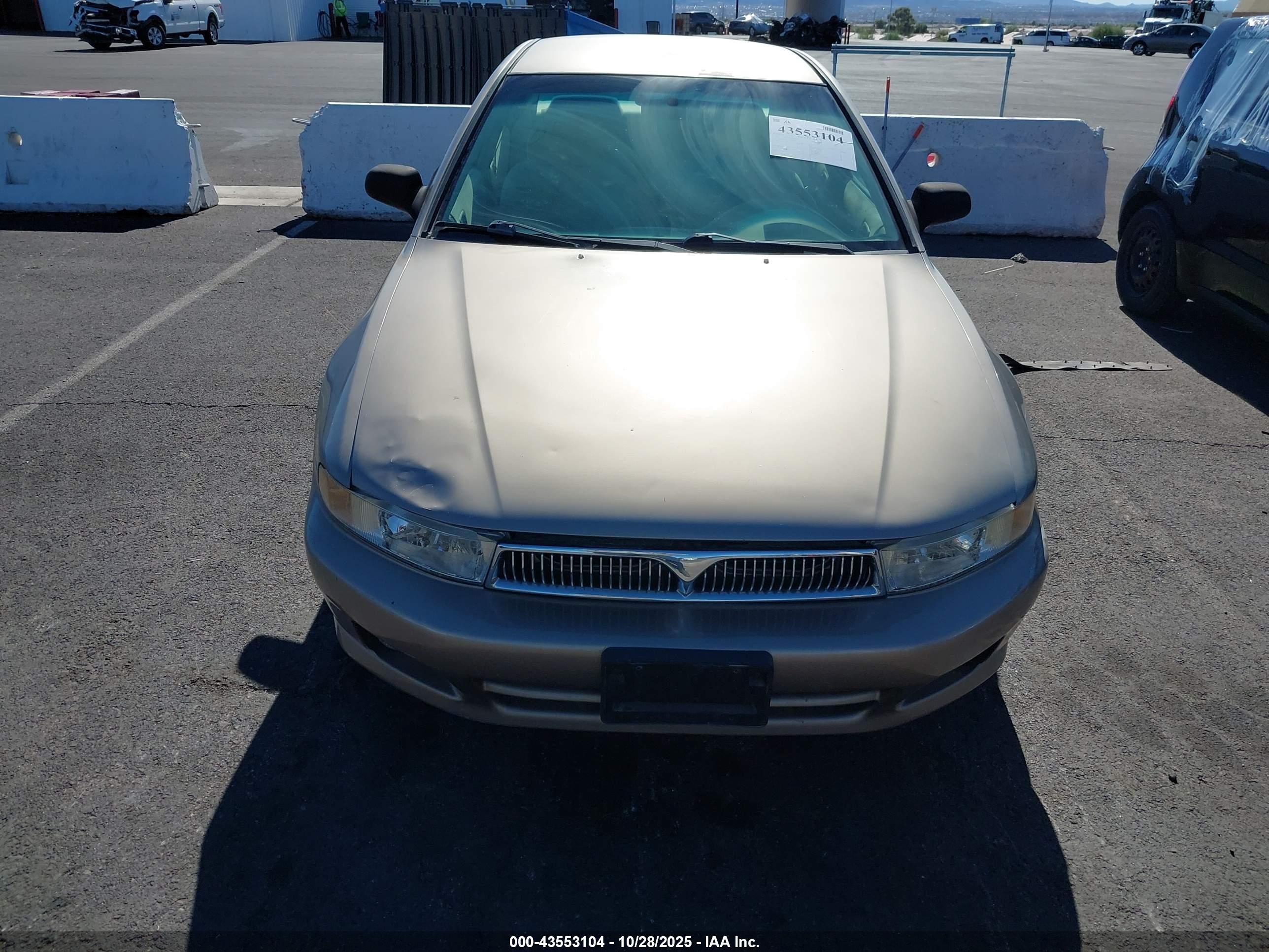 1999 Mitsubishi Galant Es V6/gtz Gold vin: 4A3AA46L7XE029256
