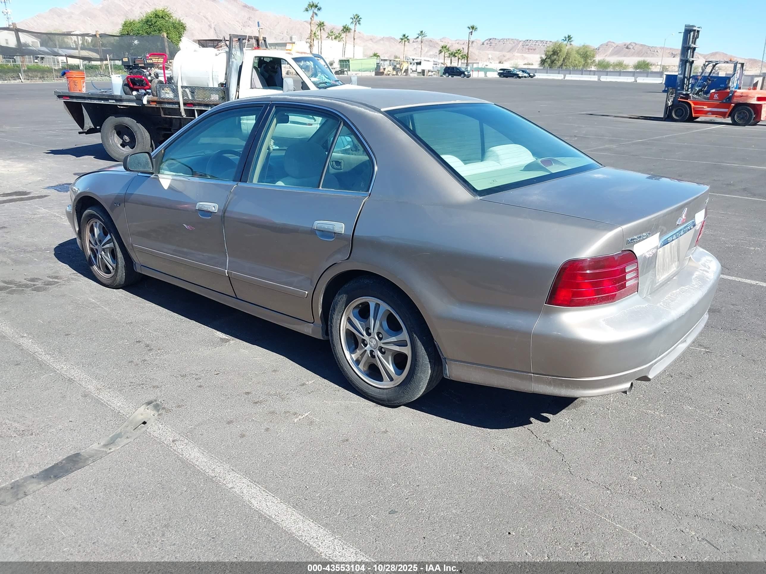 1999 Mitsubishi Galant Es V6/gtz Gold vin: 4A3AA46L7XE029256