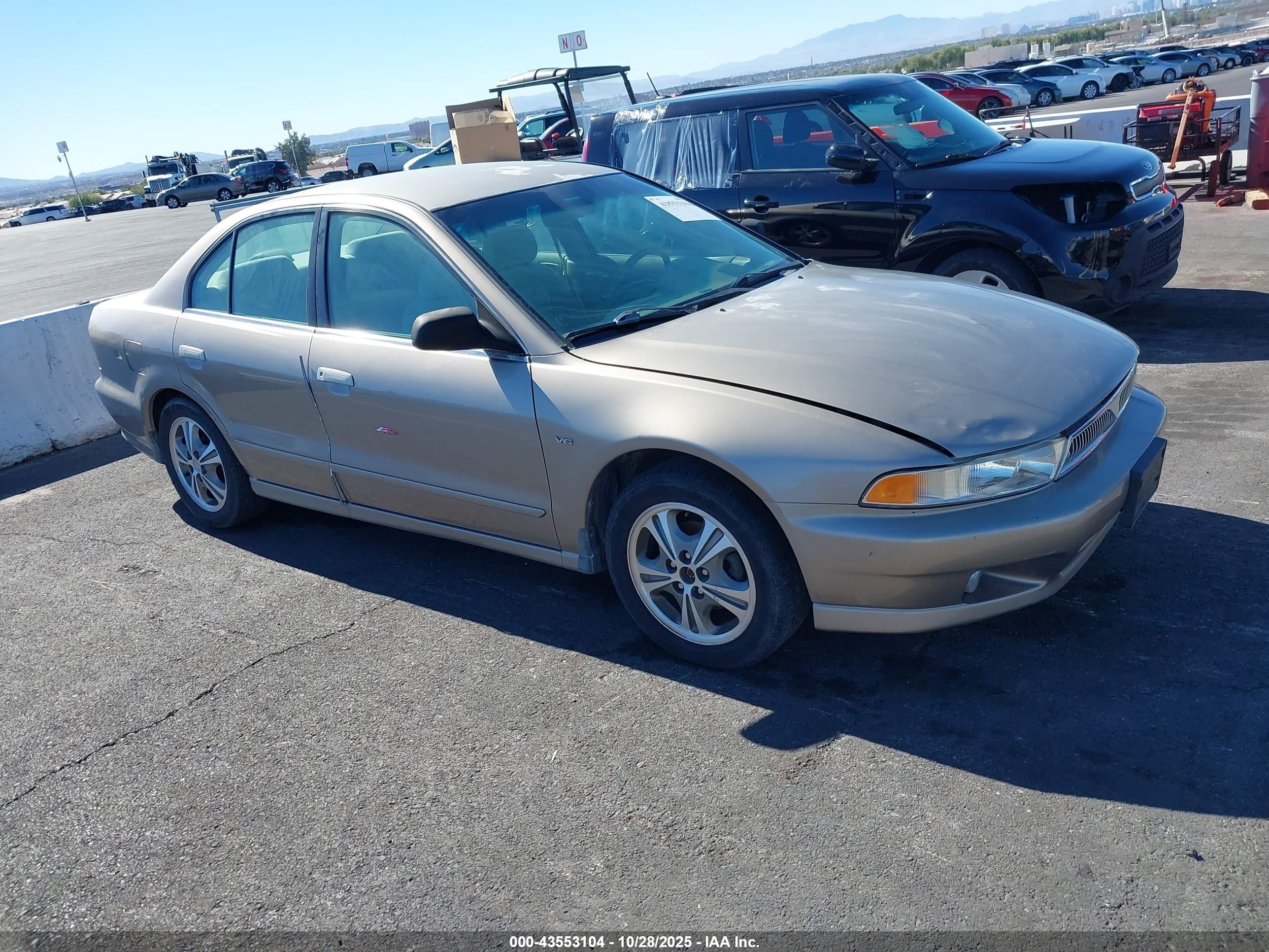 1999 Mitsubishi Galant Es V6/gtz Gold vin: 4A3AA46L7XE029256