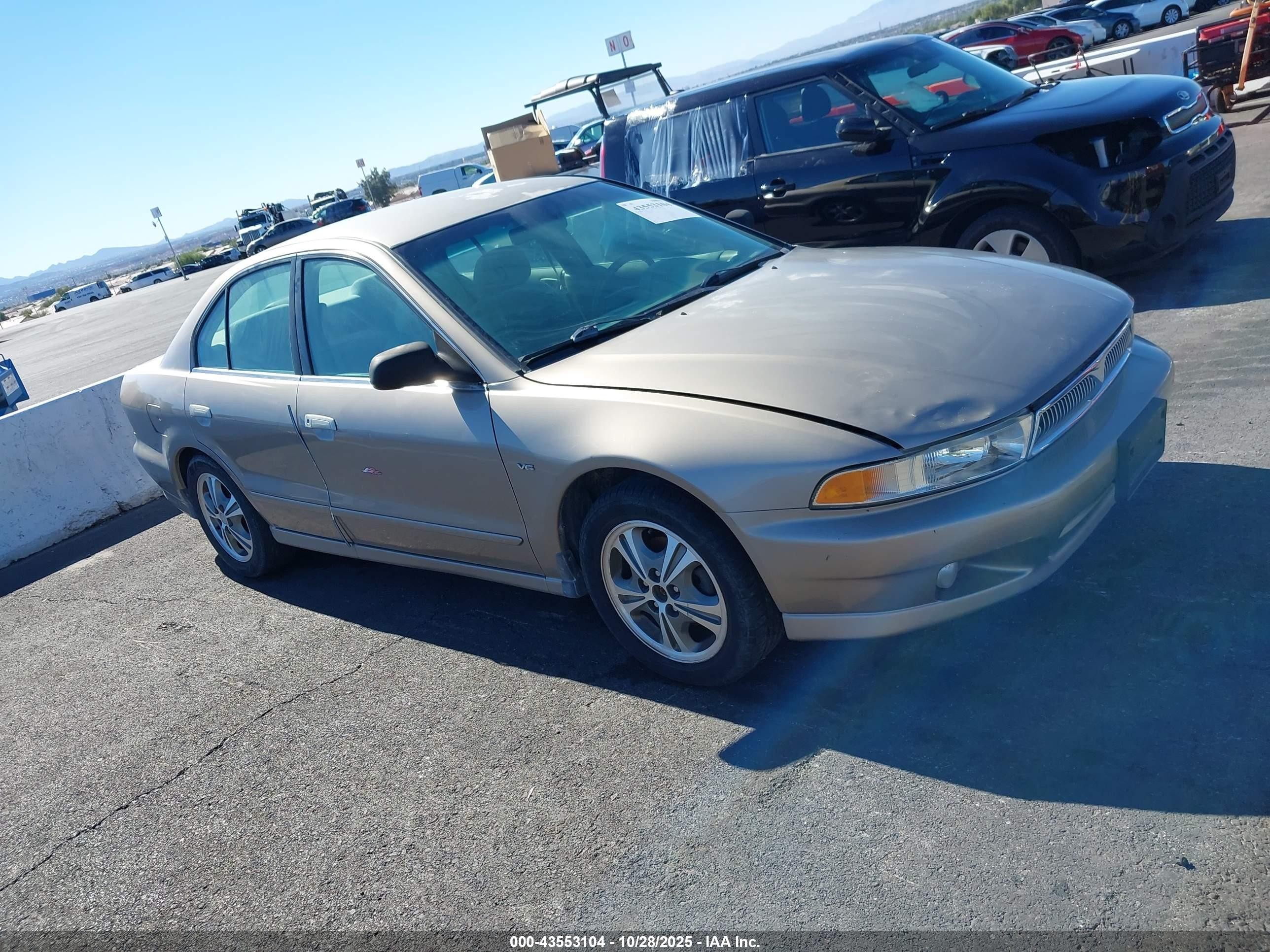 1999 Mitsubishi Galant Es V6/gtz Gold vin: 4A3AA46L7XE029256
