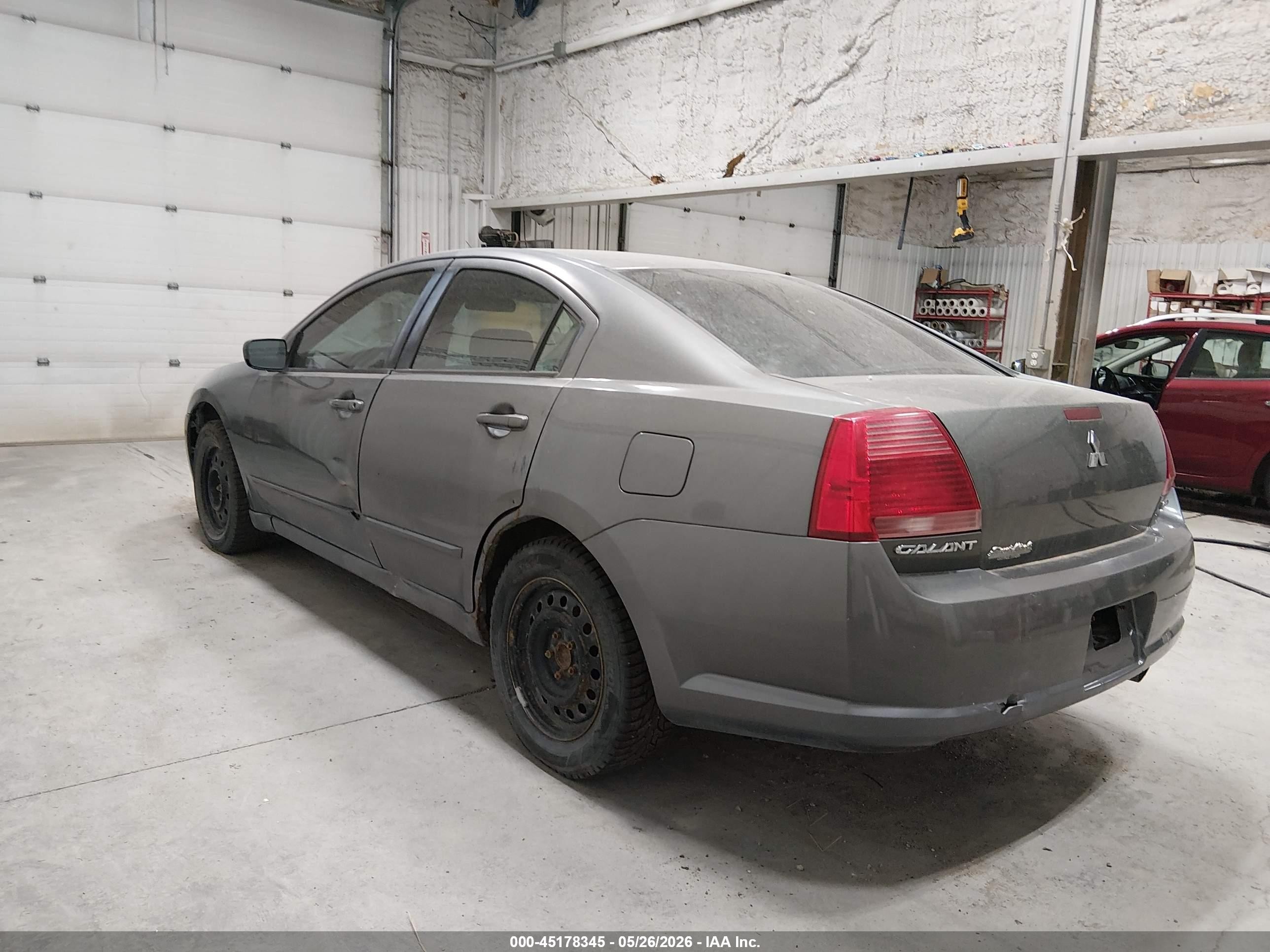 2004 Mitsubishi Galant Es Gray vin: 4A3AB36F04E105543