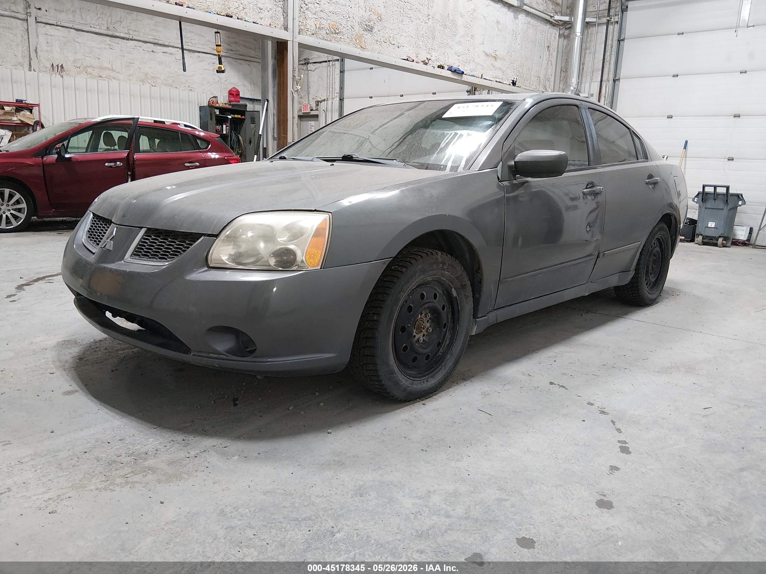2004 Mitsubishi Galant Es Gray vin: 4A3AB36F04E105543