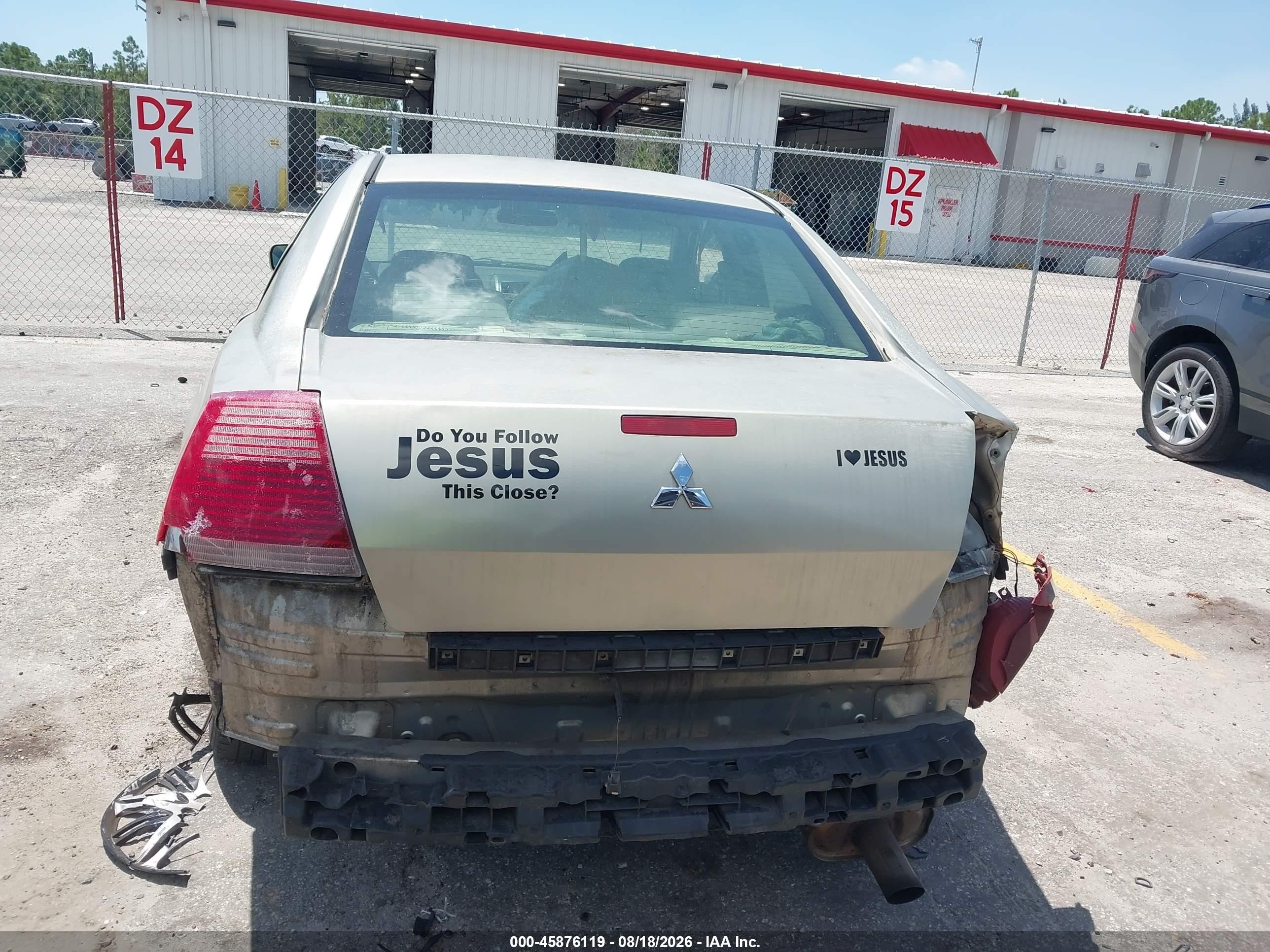 2005 Mitsubishi Galant Es/se Silver vin: 4A3AB36F05E050187