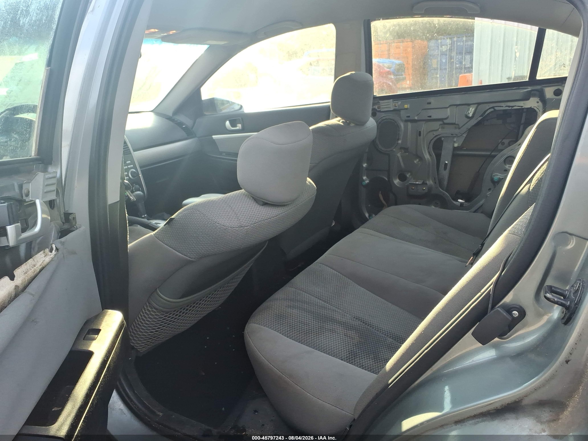2007 Mitsubishi Galant Es/se Gray vin: 4A3AB36F07E074928