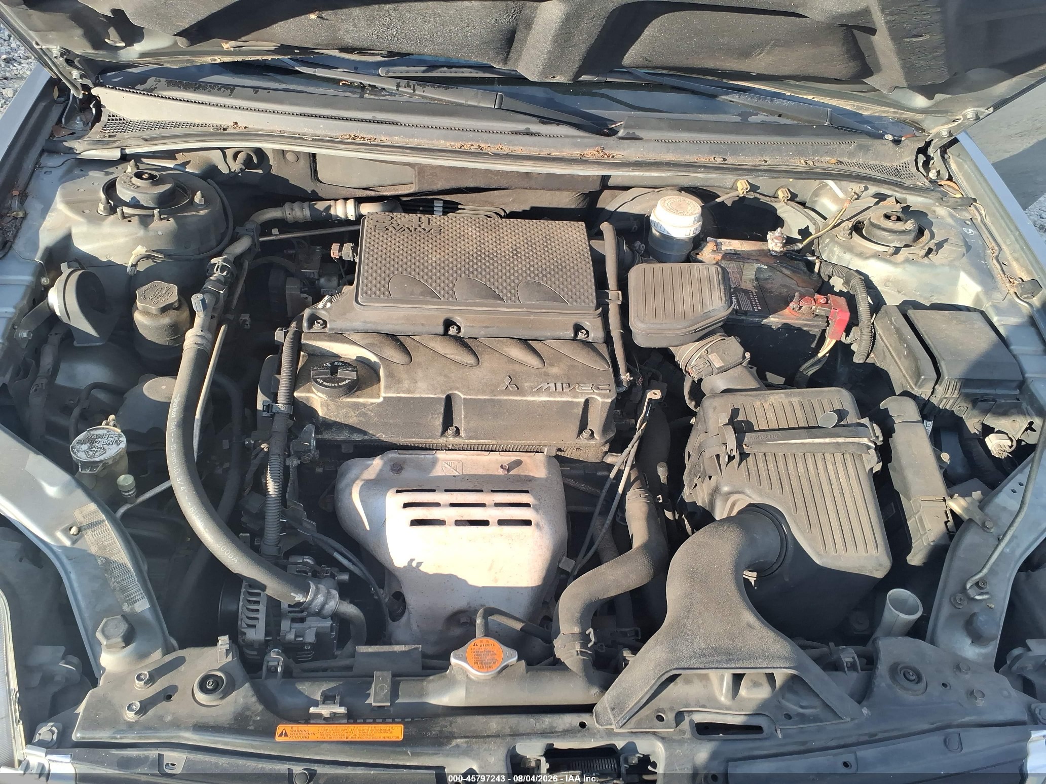 2007 Mitsubishi Galant Es/se Gray vin: 4A3AB36F07E074928