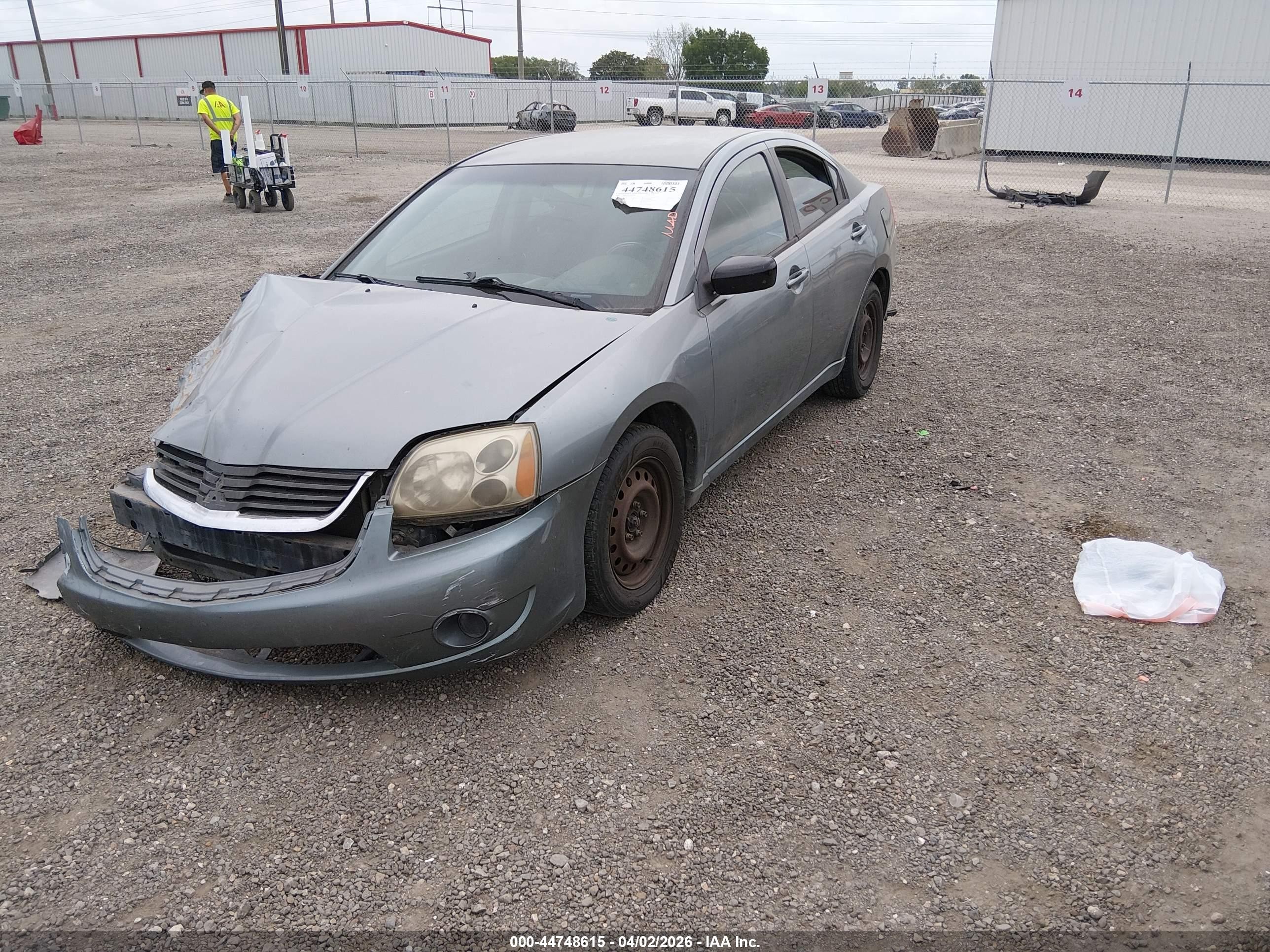 2008 Mitsubishi Galant Es Gray vin: 4A3AB36F08E033426
