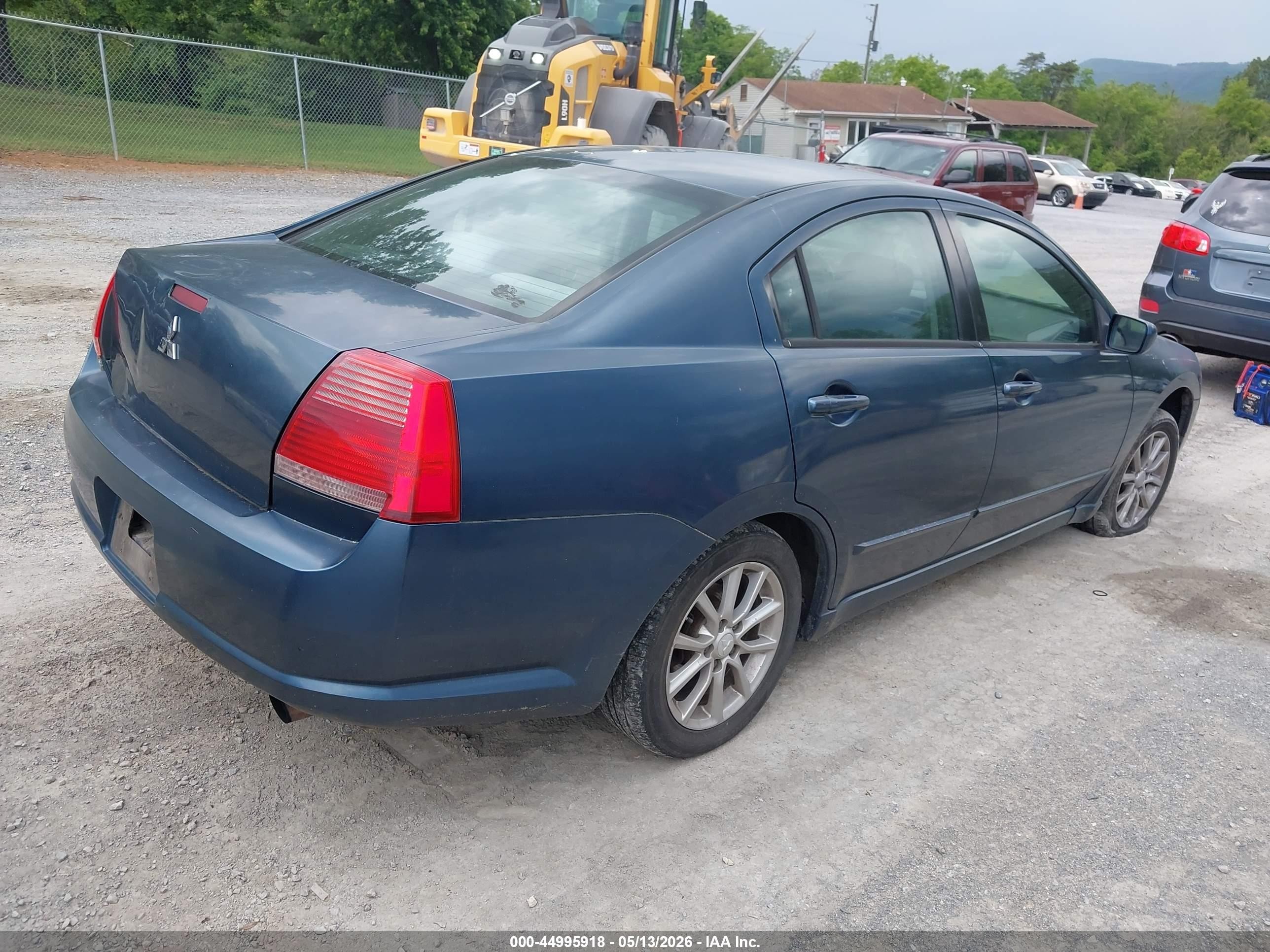 2006 Mitsubishi Galant Es/se Blue vin: 4A3AB36F16E051365