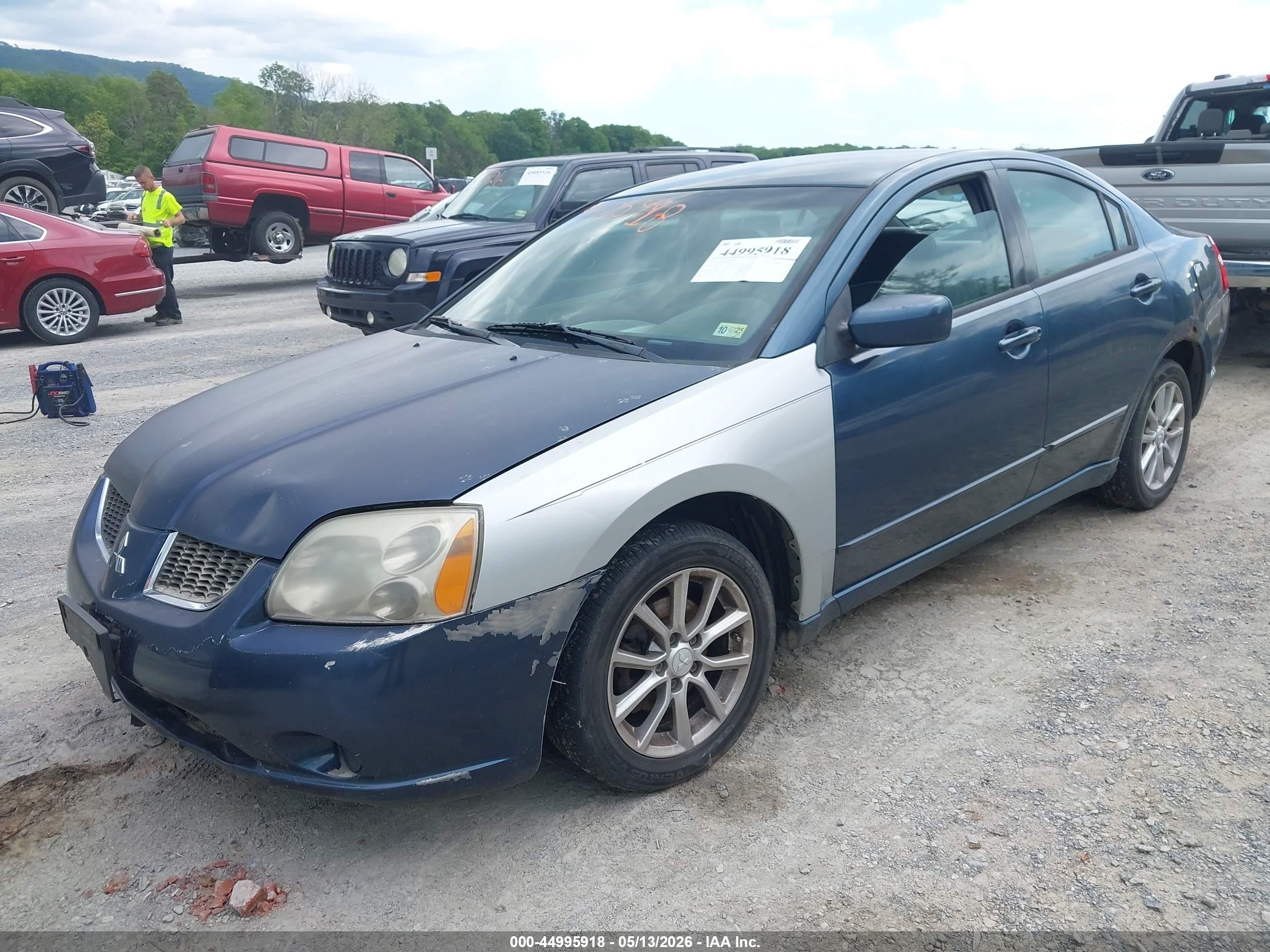 2006 Mitsubishi Galant Es/se Blue vin: 4A3AB36F16E051365