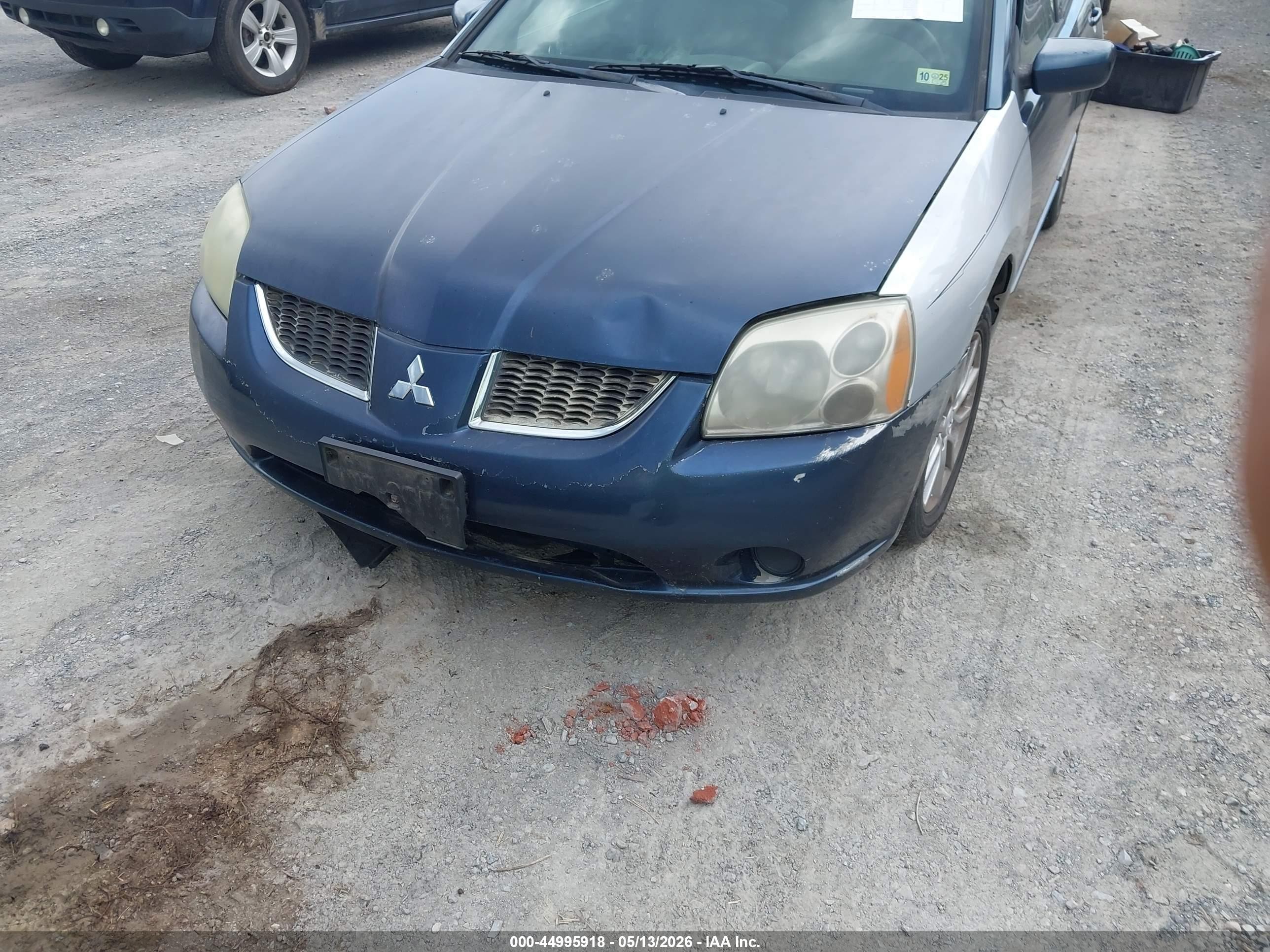 2006 Mitsubishi Galant Es/se Blue vin: 4A3AB36F16E051365