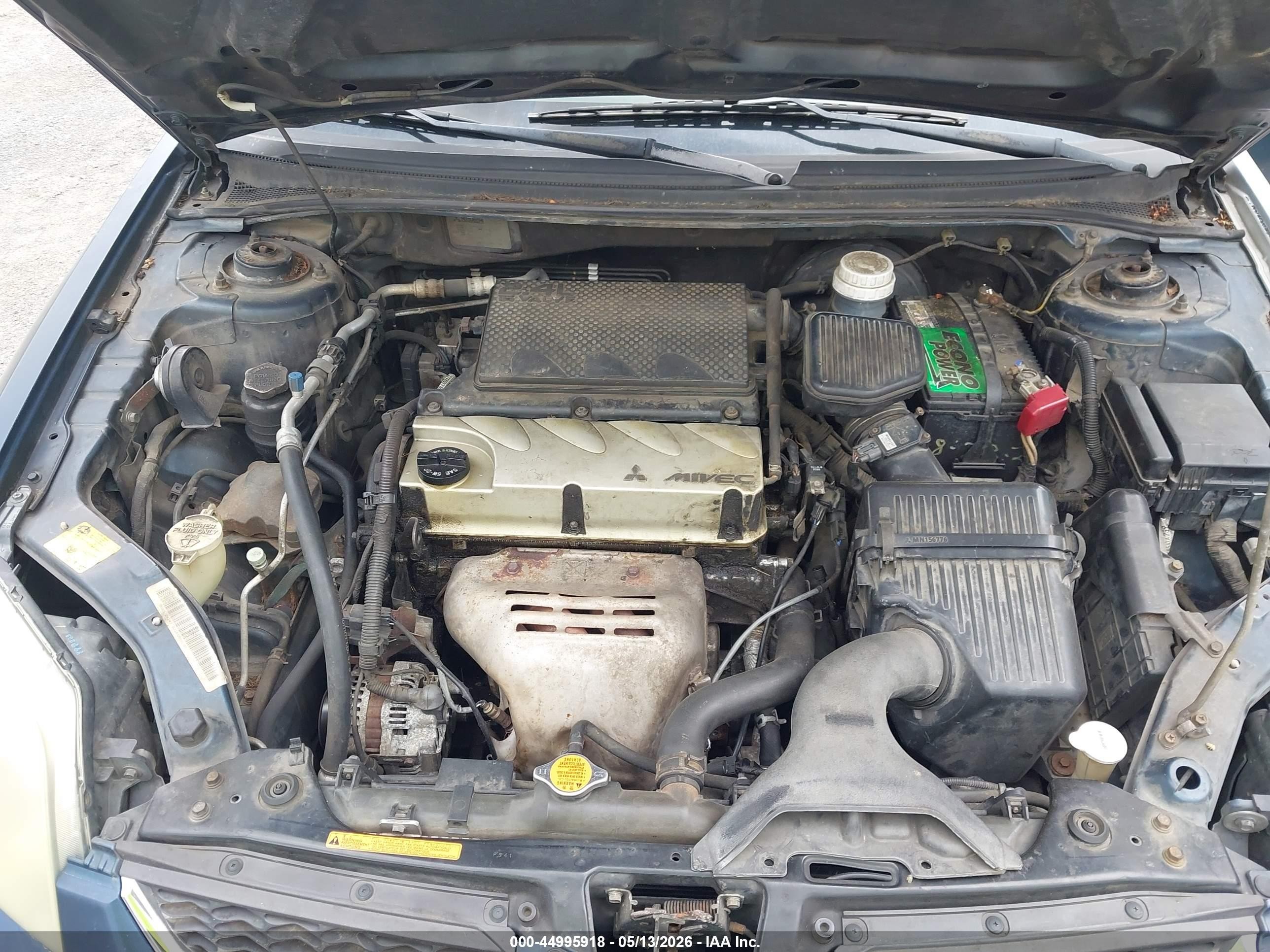 2006 Mitsubishi Galant Es/se Blue vin: 4A3AB36F16E051365