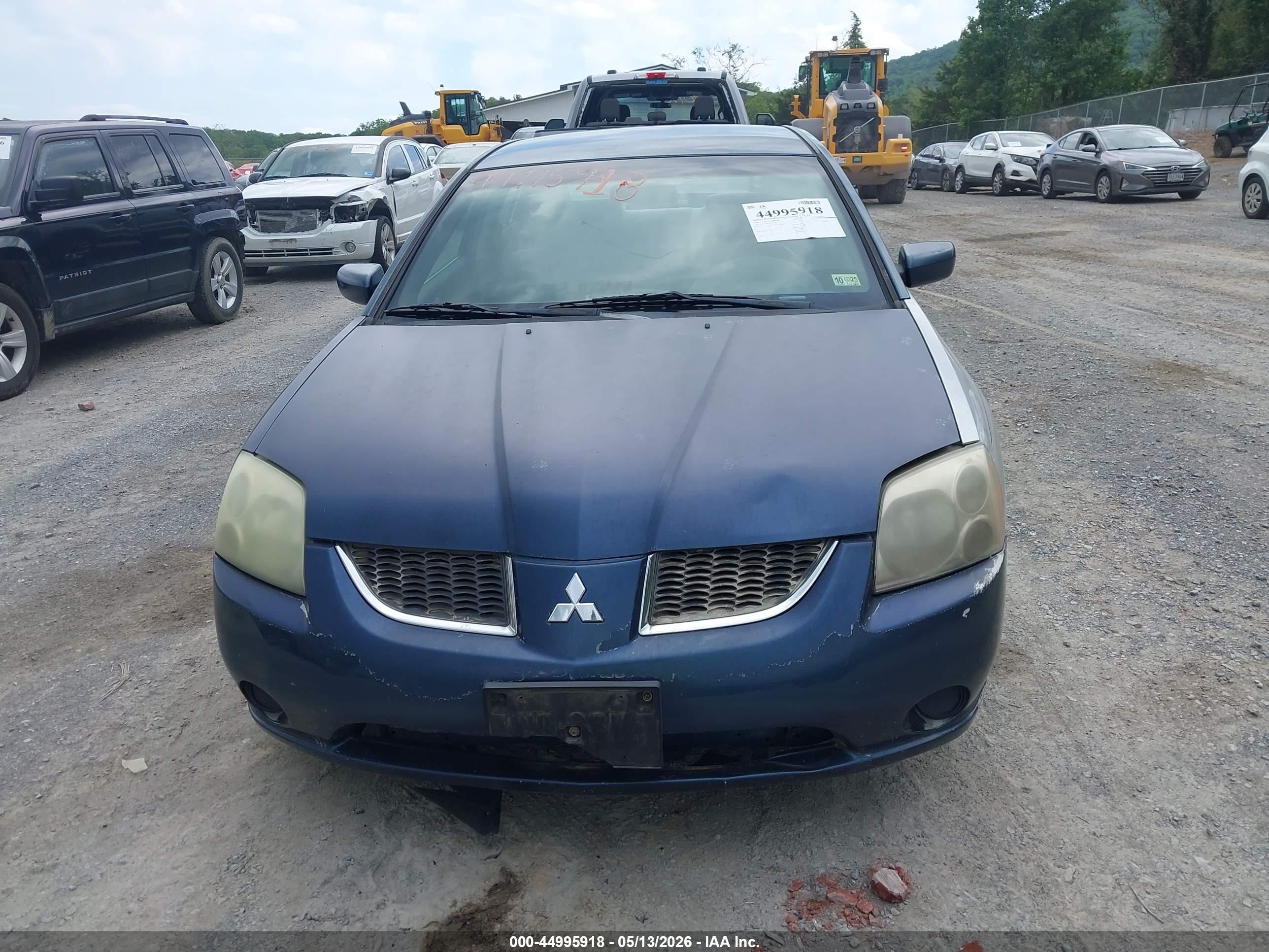 2006 Mitsubishi Galant Es/se Blue vin: 4A3AB36F16E051365