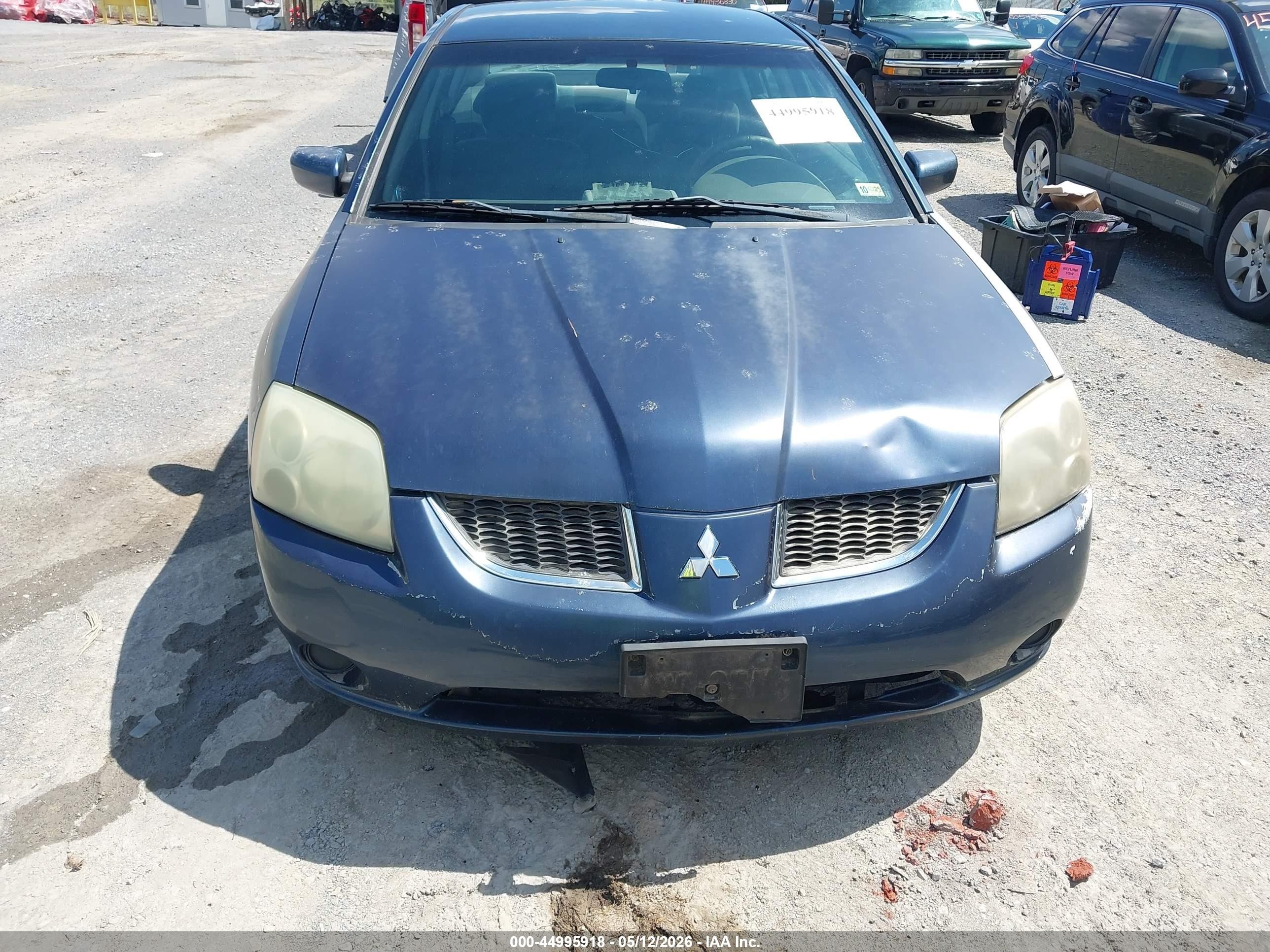 2006 Mitsubishi Galant Es/se Blue vin: 4A3AB36F16E051365