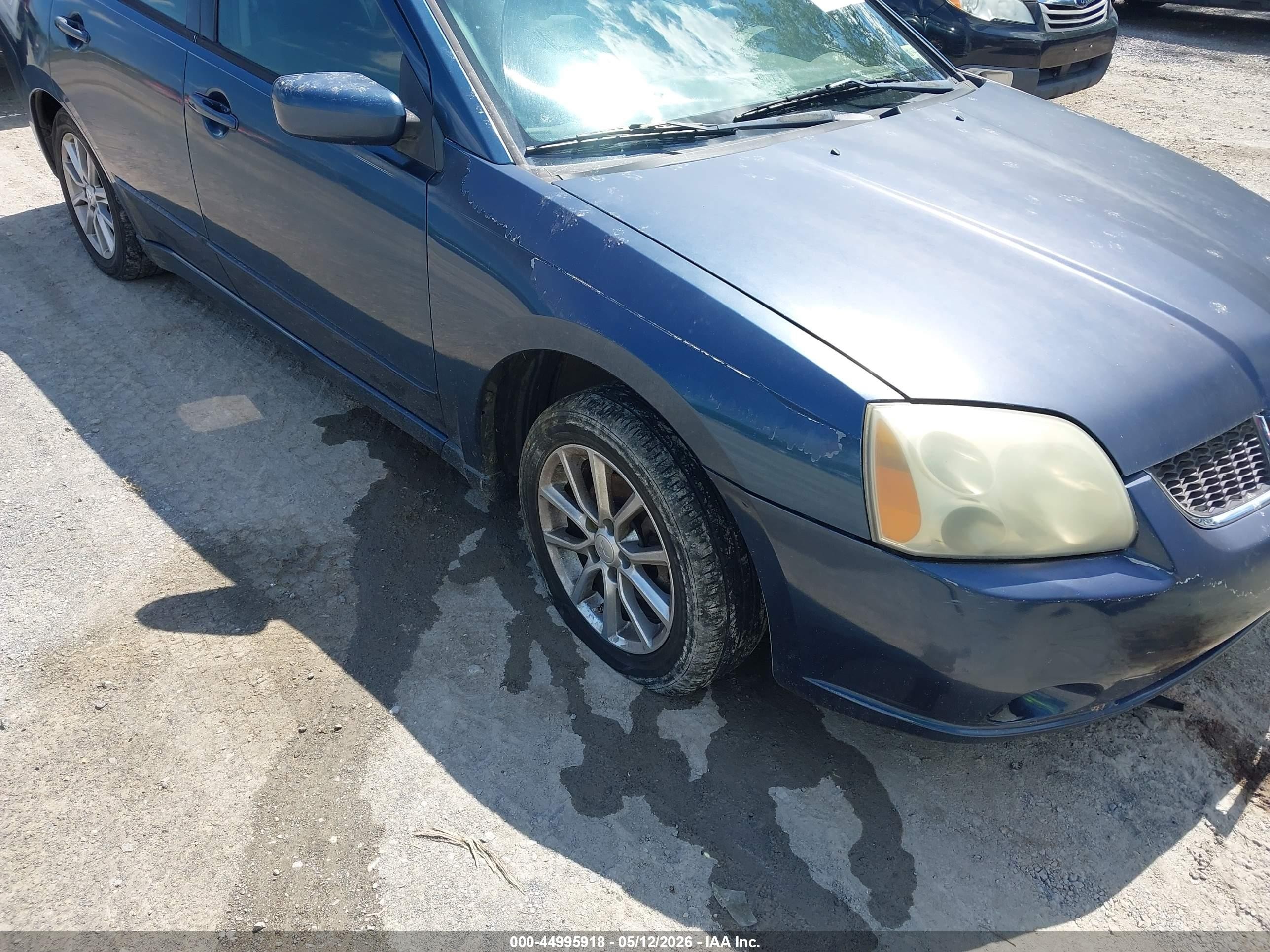 2006 Mitsubishi Galant Es/se Blue vin: 4A3AB36F16E051365