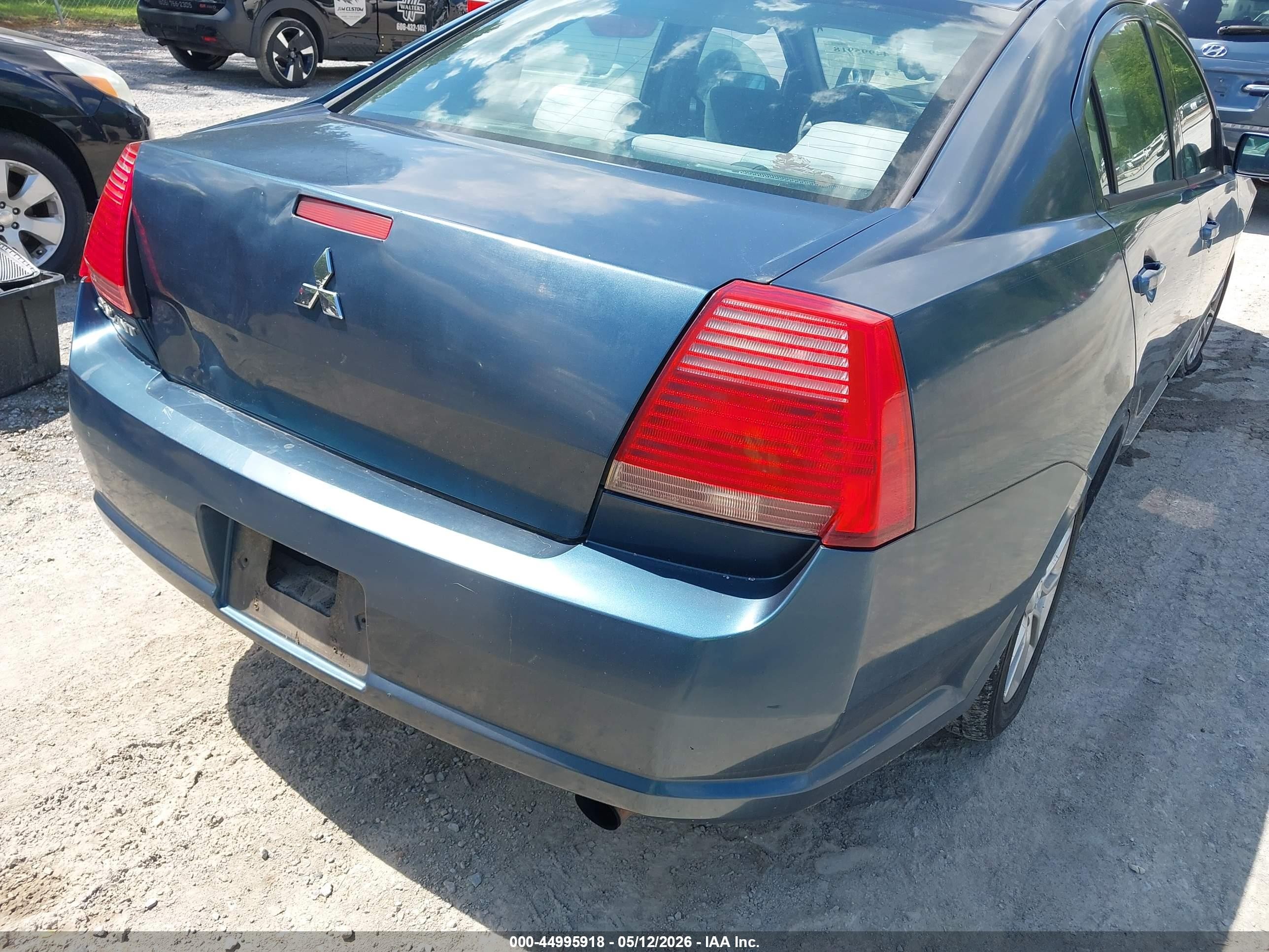 2006 Mitsubishi Galant Es/se Blue vin: 4A3AB36F16E051365