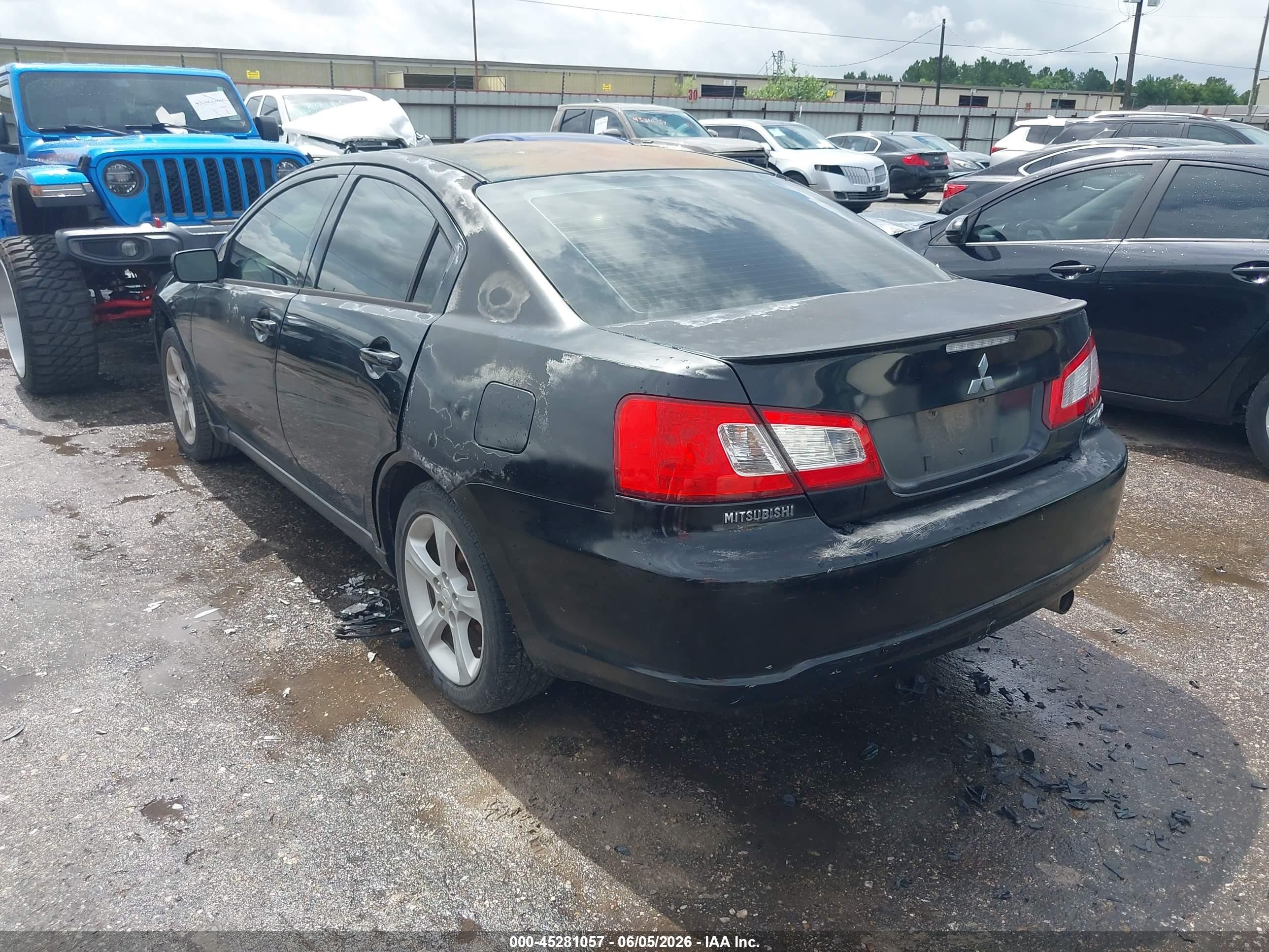 2009 Mitsubishi Galant Es/sport Edition Black vin: 4A3AB36F19E012358