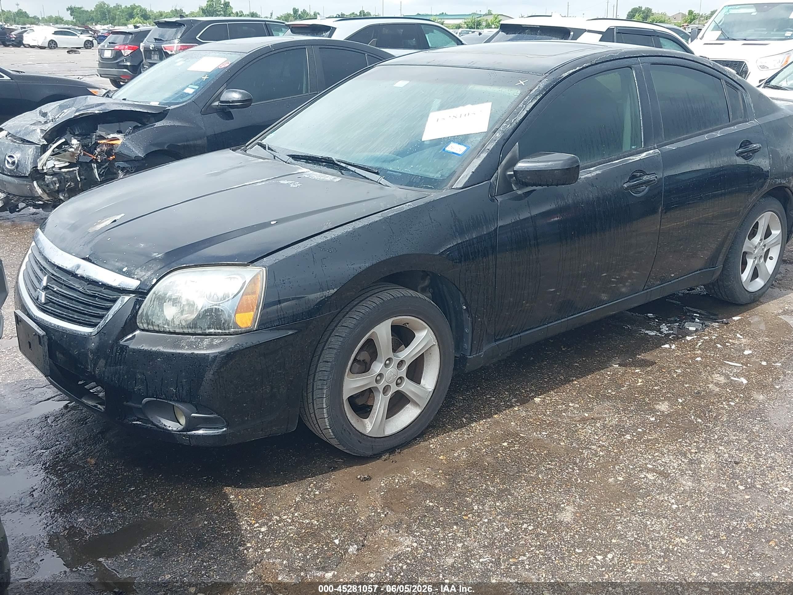 2009 Mitsubishi Galant Es/sport Edition Black vin: 4A3AB36F19E012358