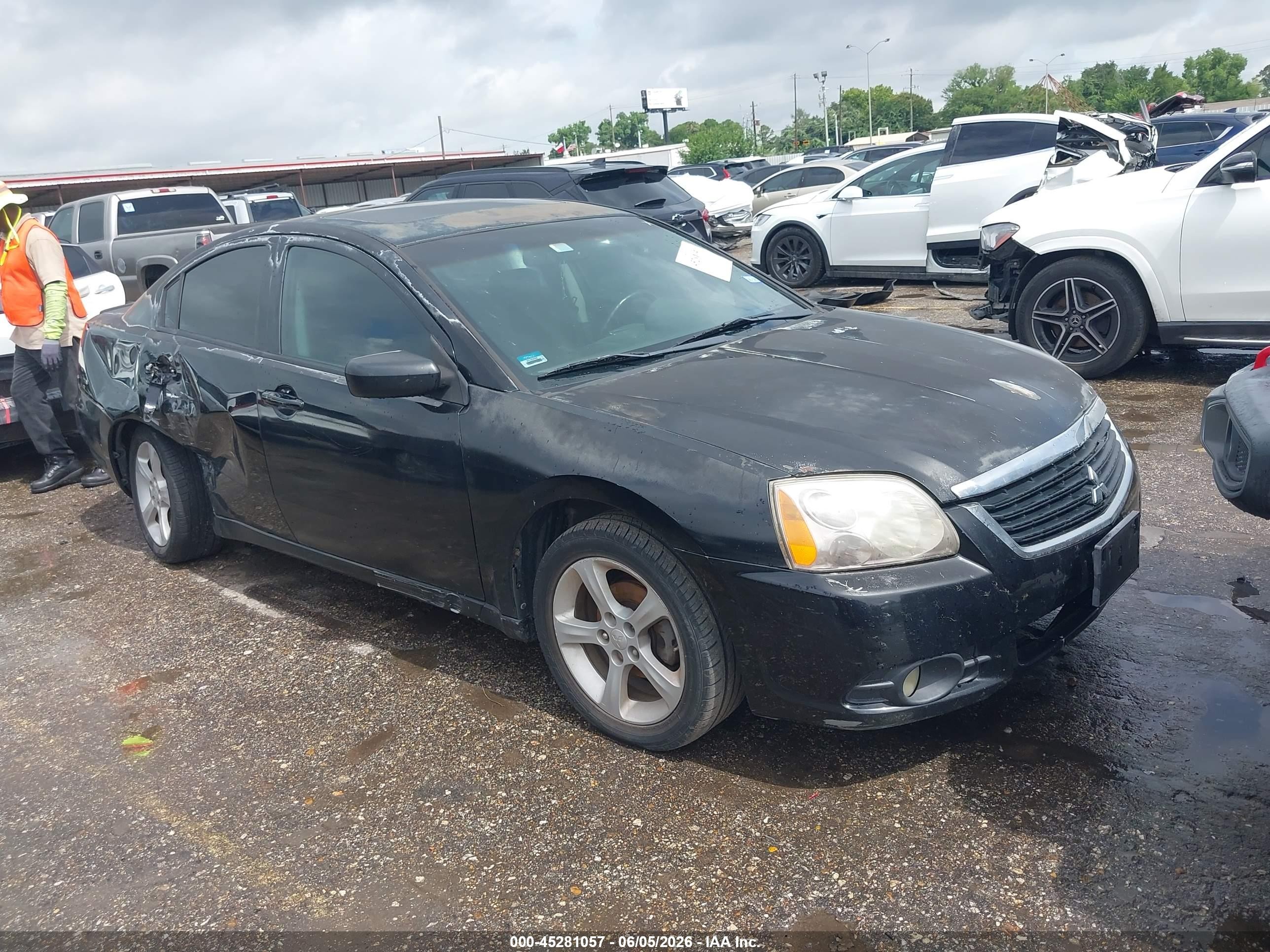 2009 Mitsubishi Galant Es/sport Edition Black vin: 4A3AB36F19E012358