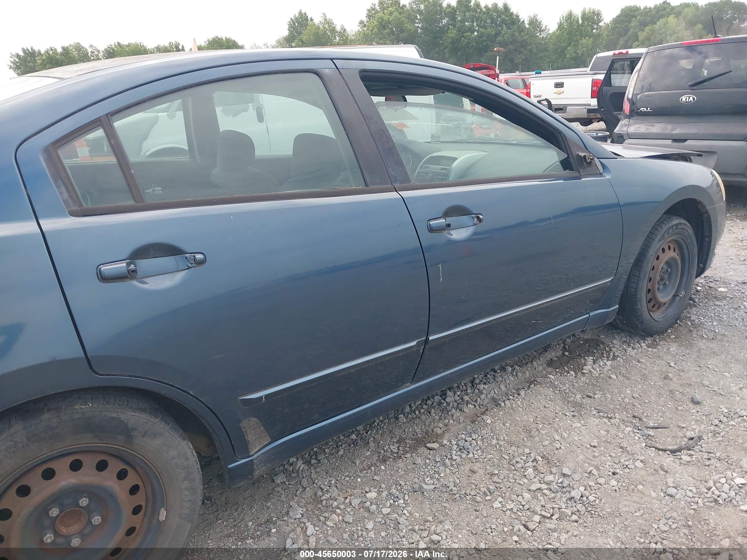 2004 Mitsubishi Galant Es Black vin: 4A3AB36F24E120724