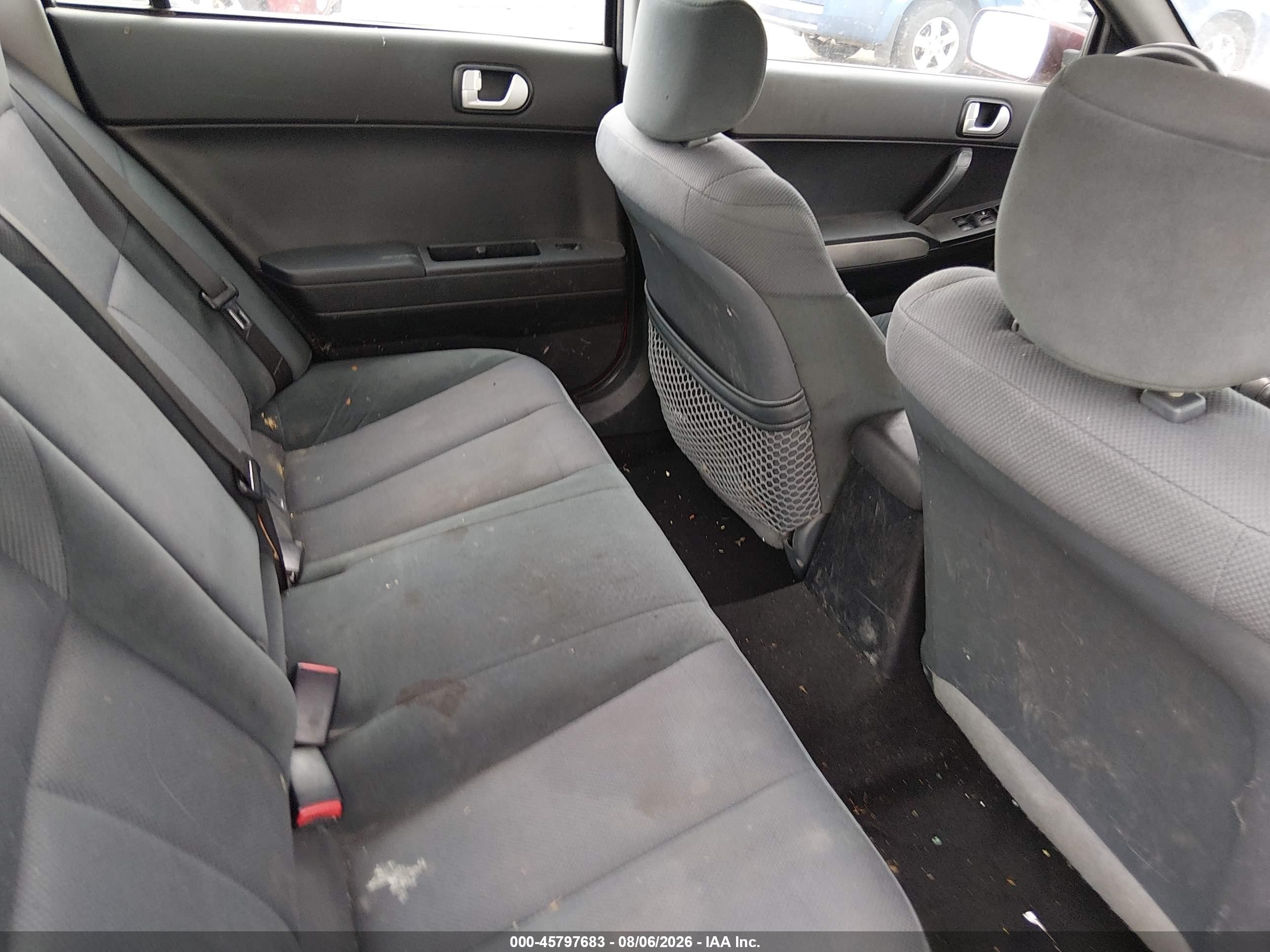 2006 Mitsubishi Galant Es/se Красный vin: 4A3AB36F26E044683