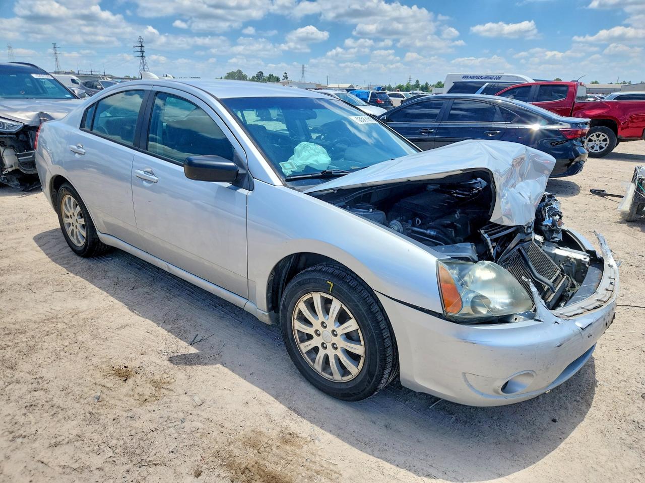 2008 Mitsubishi Galant Es Серебряный vin: 4A3AB36F28E017549
